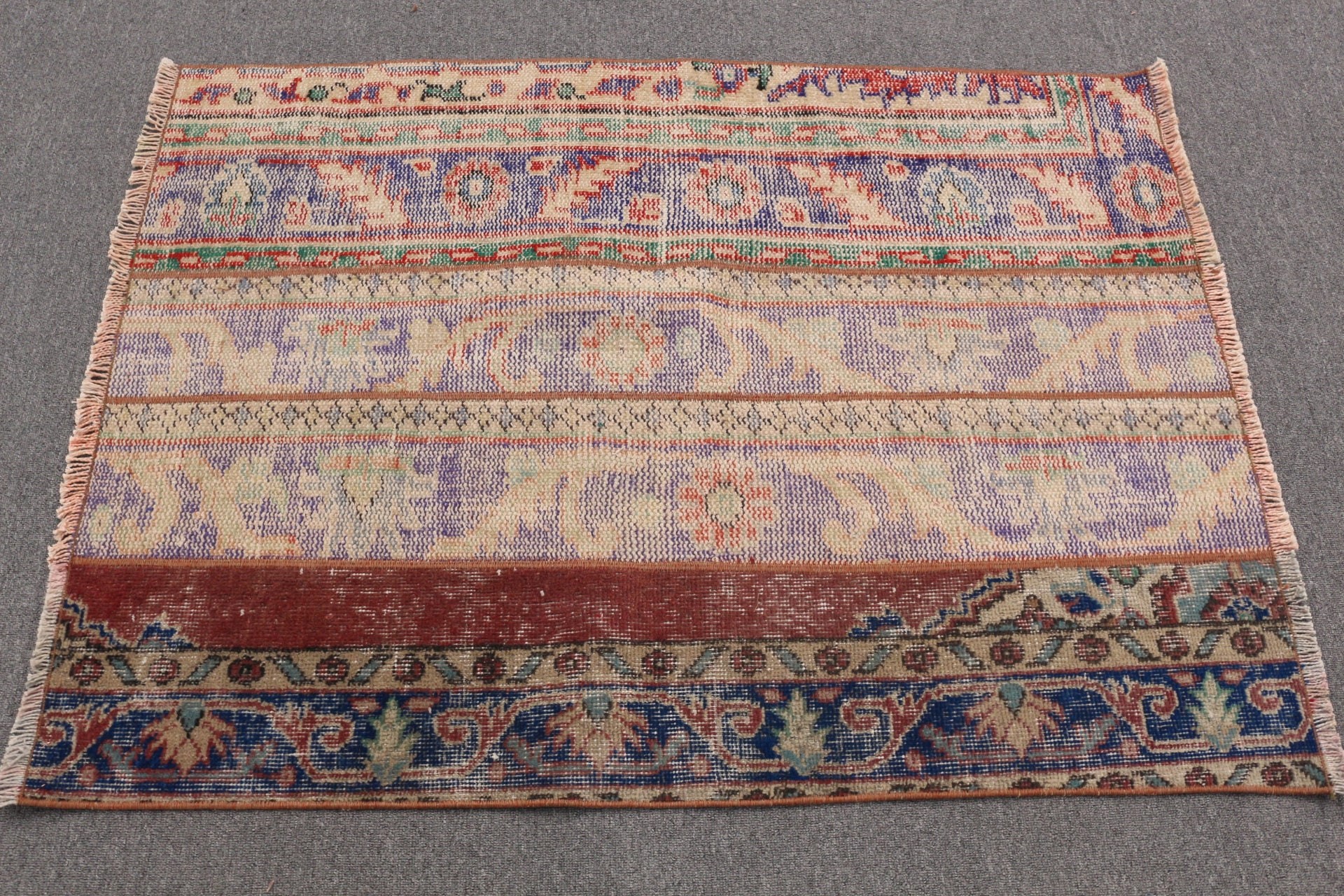 Vintage Halı, Antika Halılar, Dış Mekan Halıları, Anadolu Halısı, Banyo Halıları, 3.1x4.2 ft Küçük Halı, Mutfak Halısı, Mavi Ev Dekor Halıları, Türk Halısı