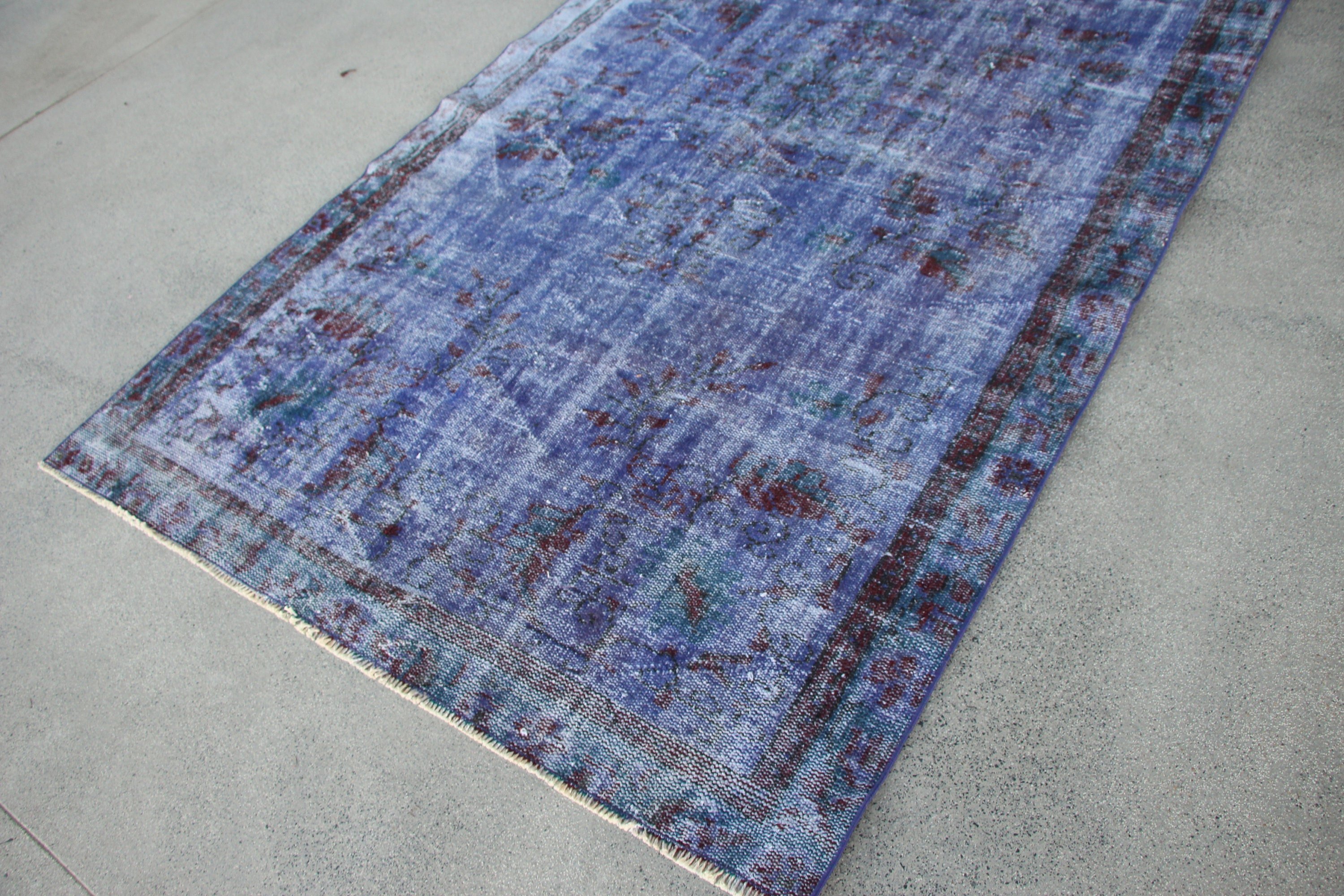 Bedroom Rugs, Blue Cool Rug, Living Room Rug, Designer Rug, Anatolian Rug, 5.1x9.2 ft Large Rugs, Home Decor Rug, Turkish Rug, Vintage Rug