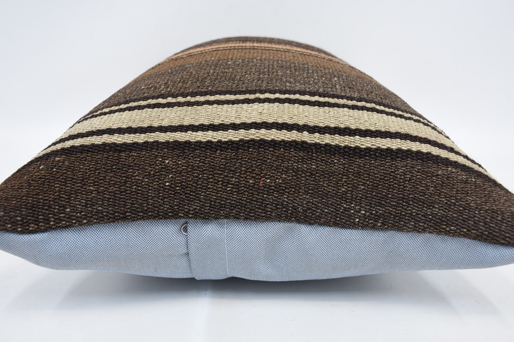 Handmade Kilim Cushion, Kilim Pillow, 16"x24" Brown Cushion, Bright Pillow Case, Boho Pillow, Couch Cushion, Aztec Pillow Sham