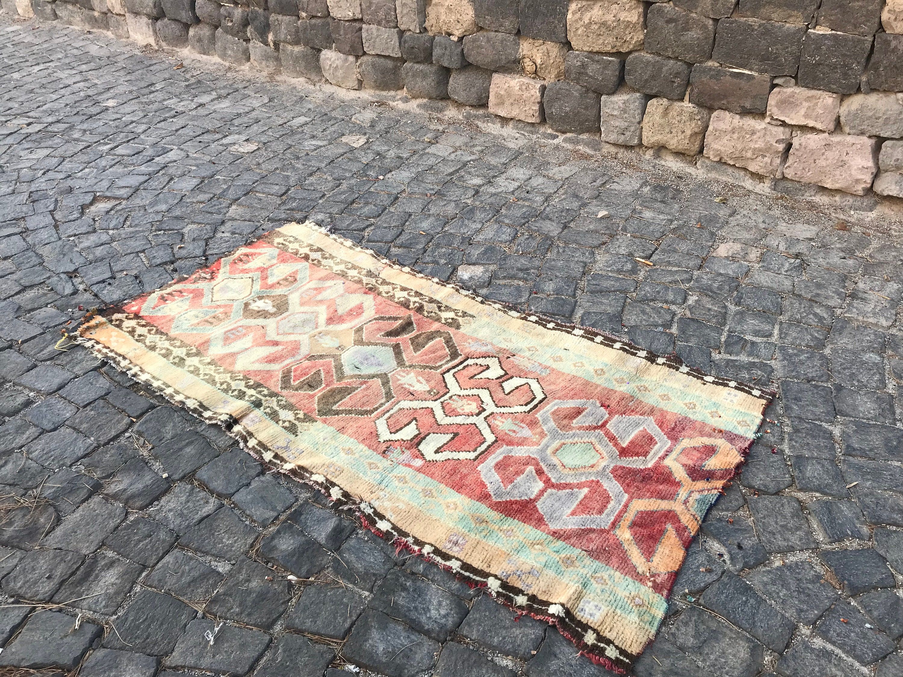 Rugs for Entry, Nursery Rug, Turkish Rugs, Vintage Rug, Wool Rug, Entry Rugs, Red  3.1x6.1 ft Accent Rugs, Antique Rugs