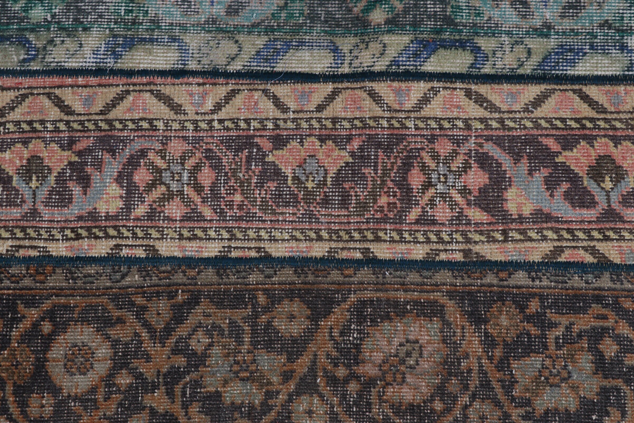 Moroccan Rug, Kitchen Rug, Vintage Rug, Green Moroccan Rug, Oriental Rug, Handmade Rug, Turkish Rug, Corridor Rug, 1.9x5.7 ft Runner Rugs