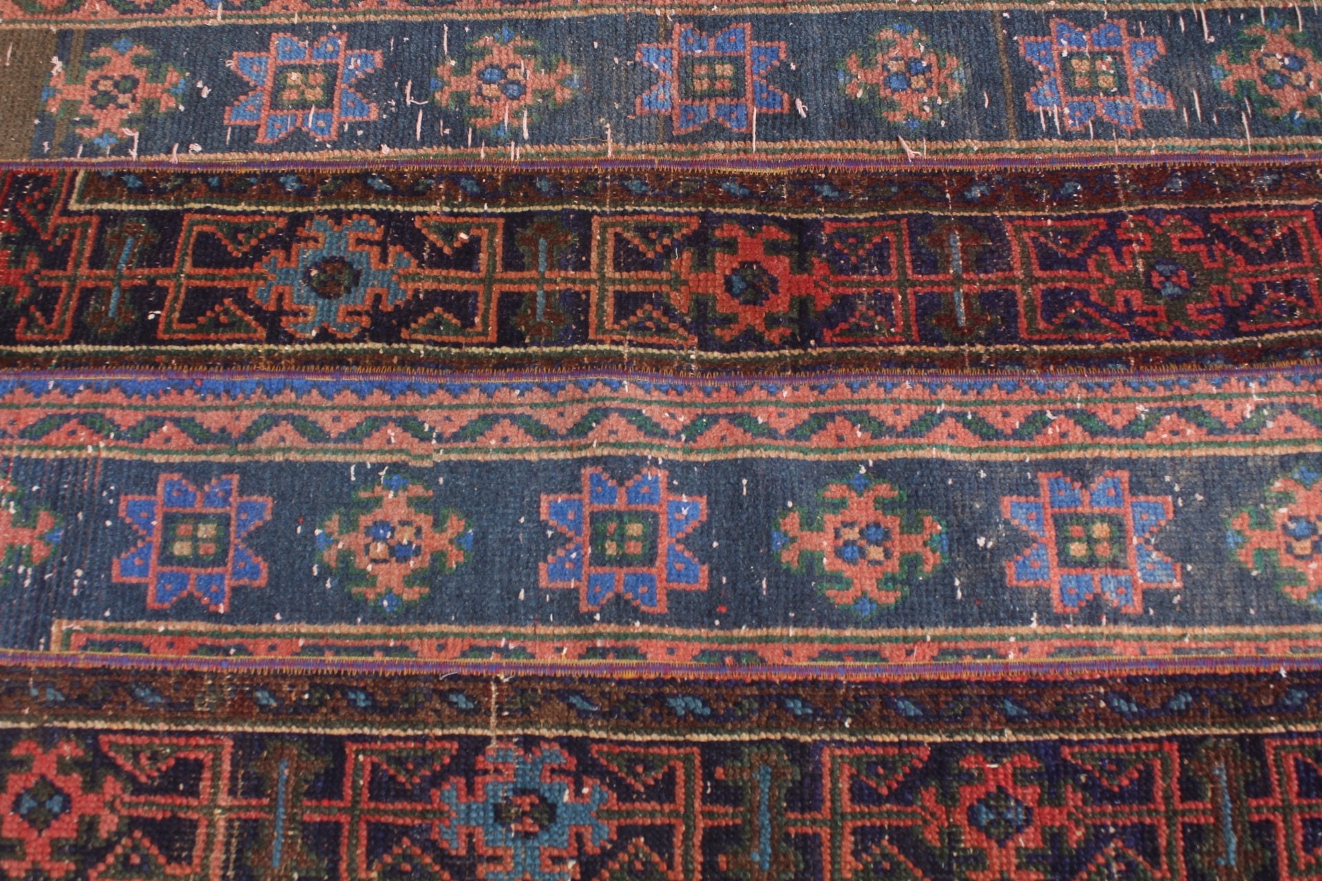 2.7x4.8 ft Küçük Halı, Mutfak Halıları, Vintage Halı, Yatak Odası Halıları, Araba Paspas Halısı, Sevimli Halı, Türk Halısı, Mavi Ev Dekor Halıları