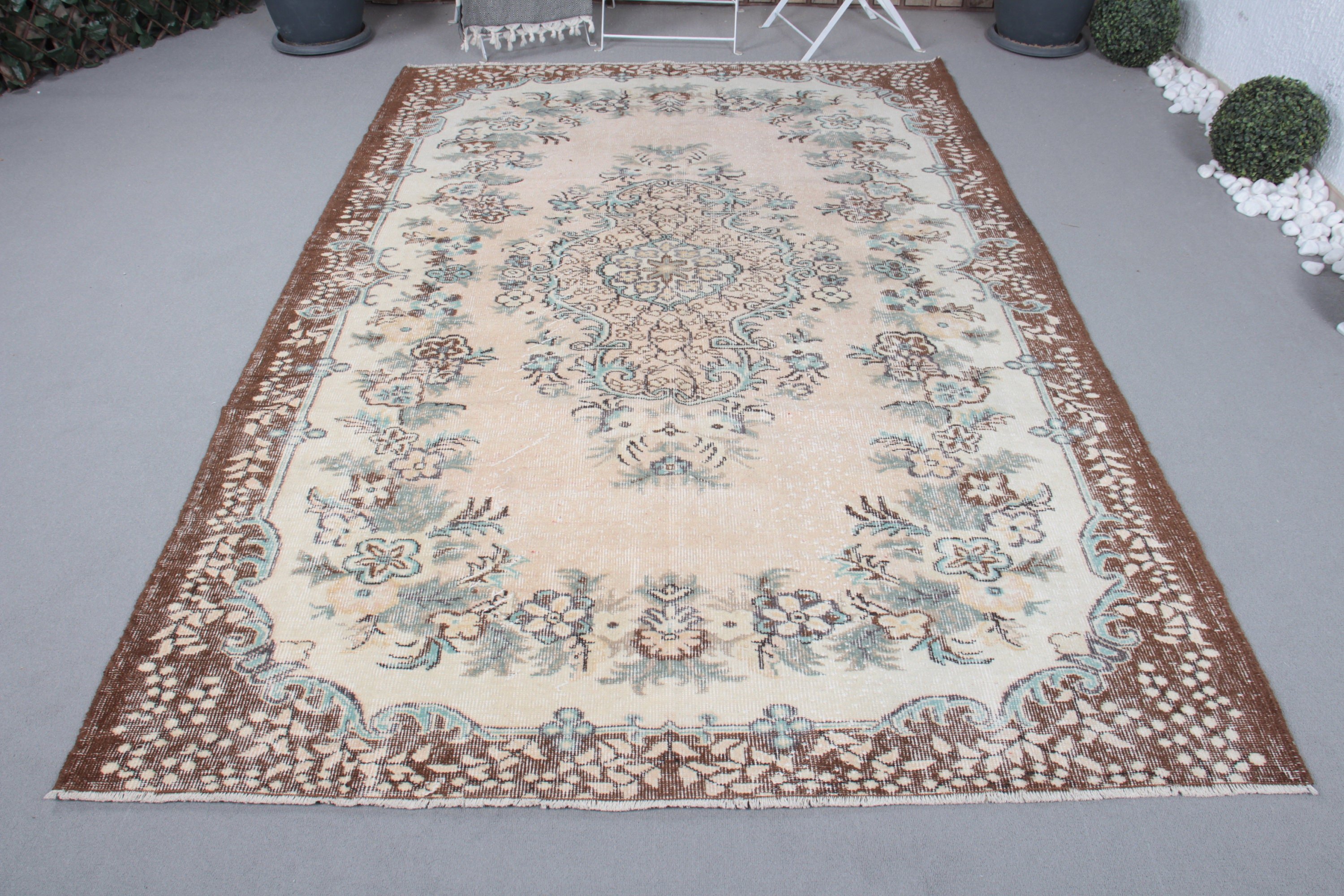 Beige Flatweave Rugs, Vintage Rugs, Flatweave Rug, Bedroom Rug, 5.6x8.4 ft Large Rug, Large Boho Rug, Turkey Rug, Turkish Rugs, Floor Rugs