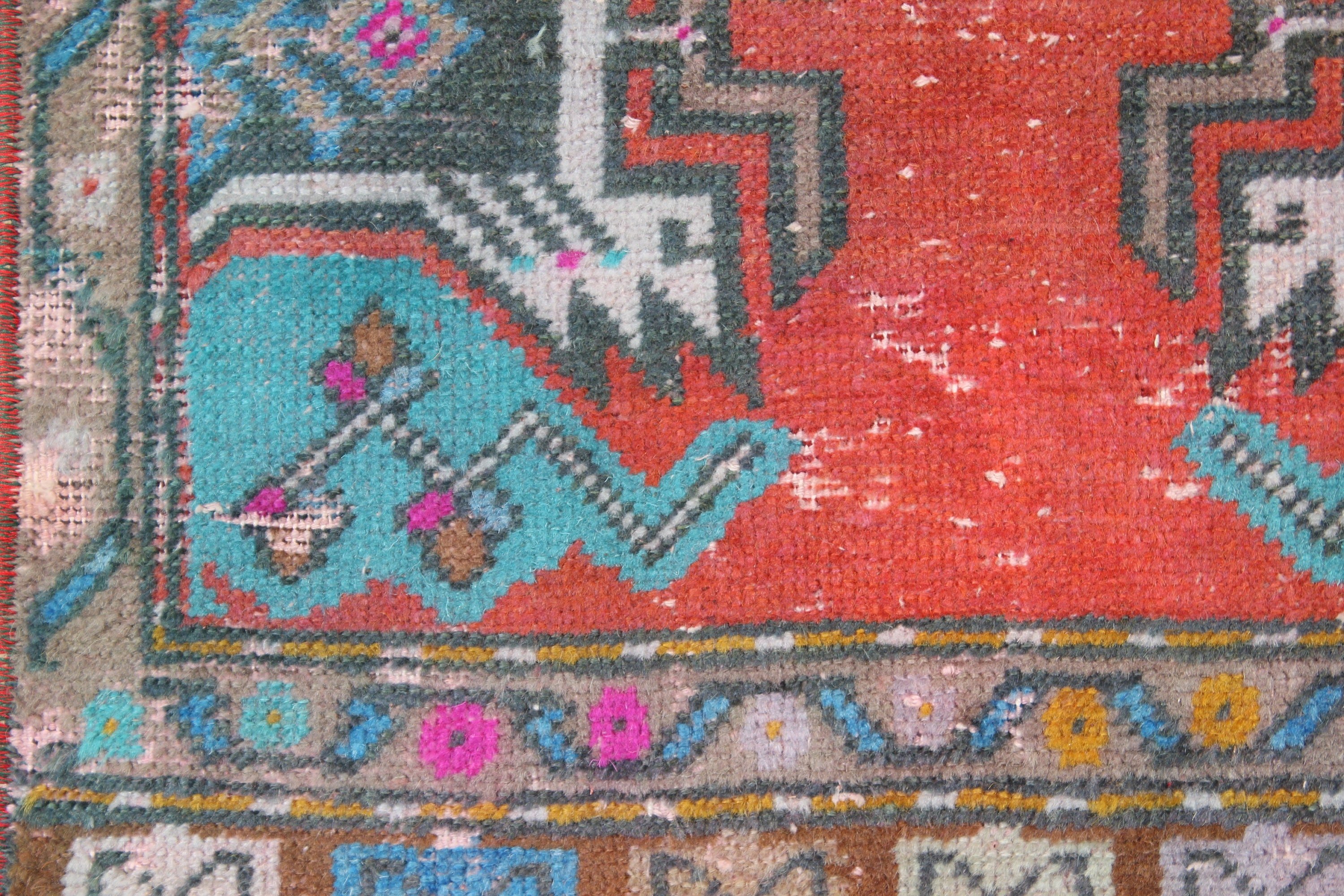 1.7x3.4 ft Small Rugs, Red Handwoven Rugs, Boho Rugs, Statement Rugs, Entry Rug, Turkish Rugs, Oriental Rugs, Vintage Rugs, Bedroom Rugs