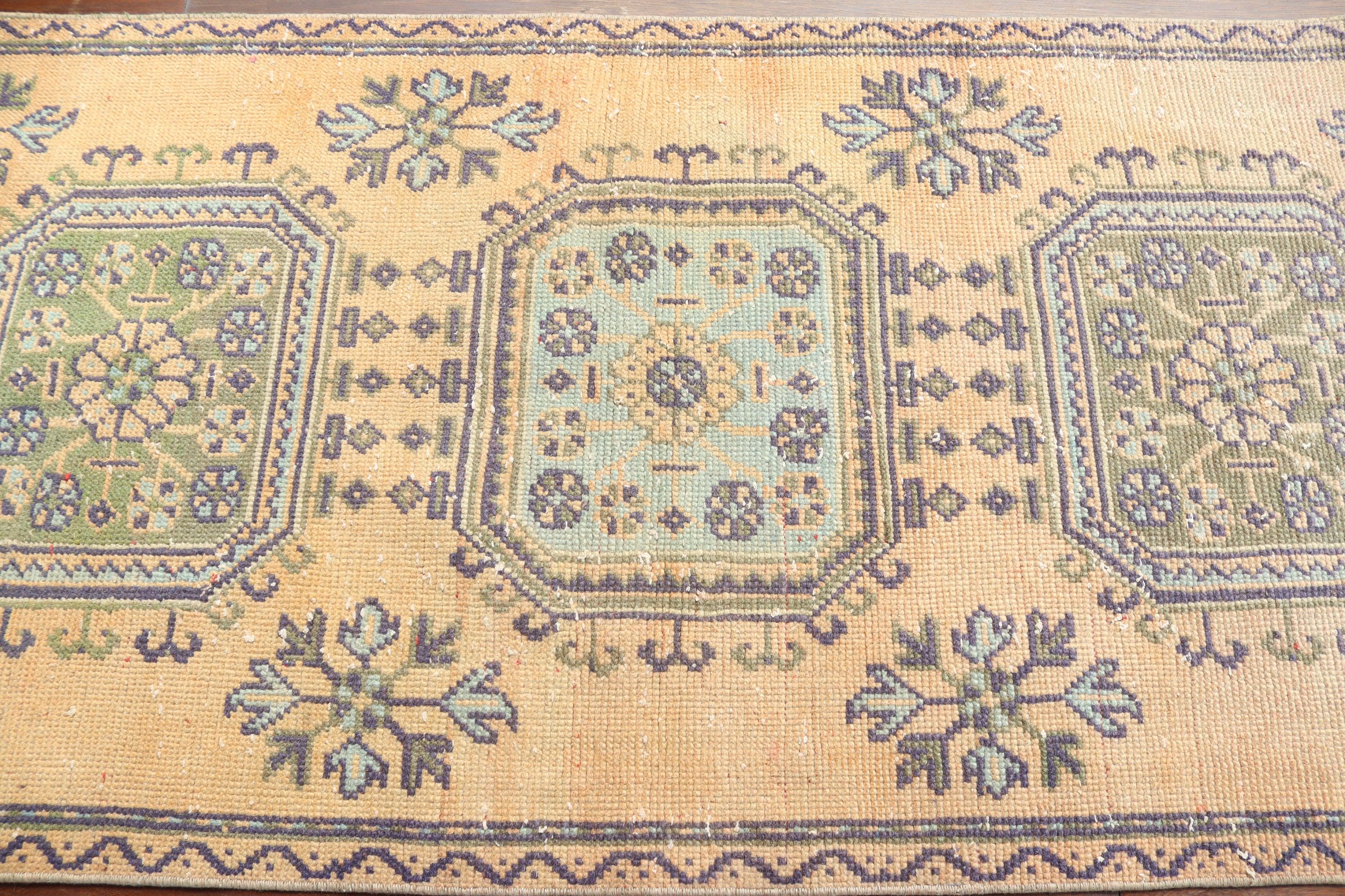 Merdiven Halıları, Mutfak Halıları, Vintage Halılar, Nötr Halılar, Türk Halısı, 2,9x10,3 ft Runner Halısı, Bronz Nötr Halılar, Fas Halıları, Organik Halı