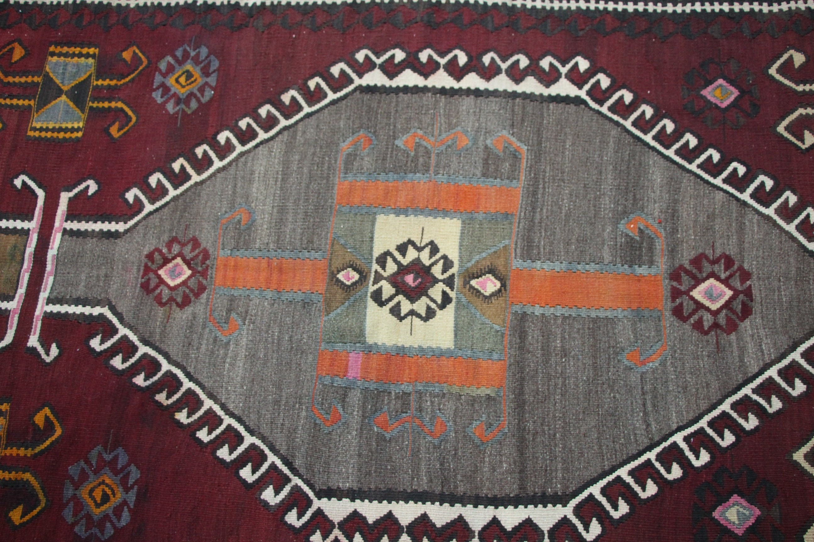 Koridor Halısı, Vintage Halı, Gökkuşağı Ev Dekor Halısı, Türk Halıları, Yer Halıları, Kilim, Koridor Halısı, 4.5x14.3 ft Runner Halıları, Ev Dekor Halısı