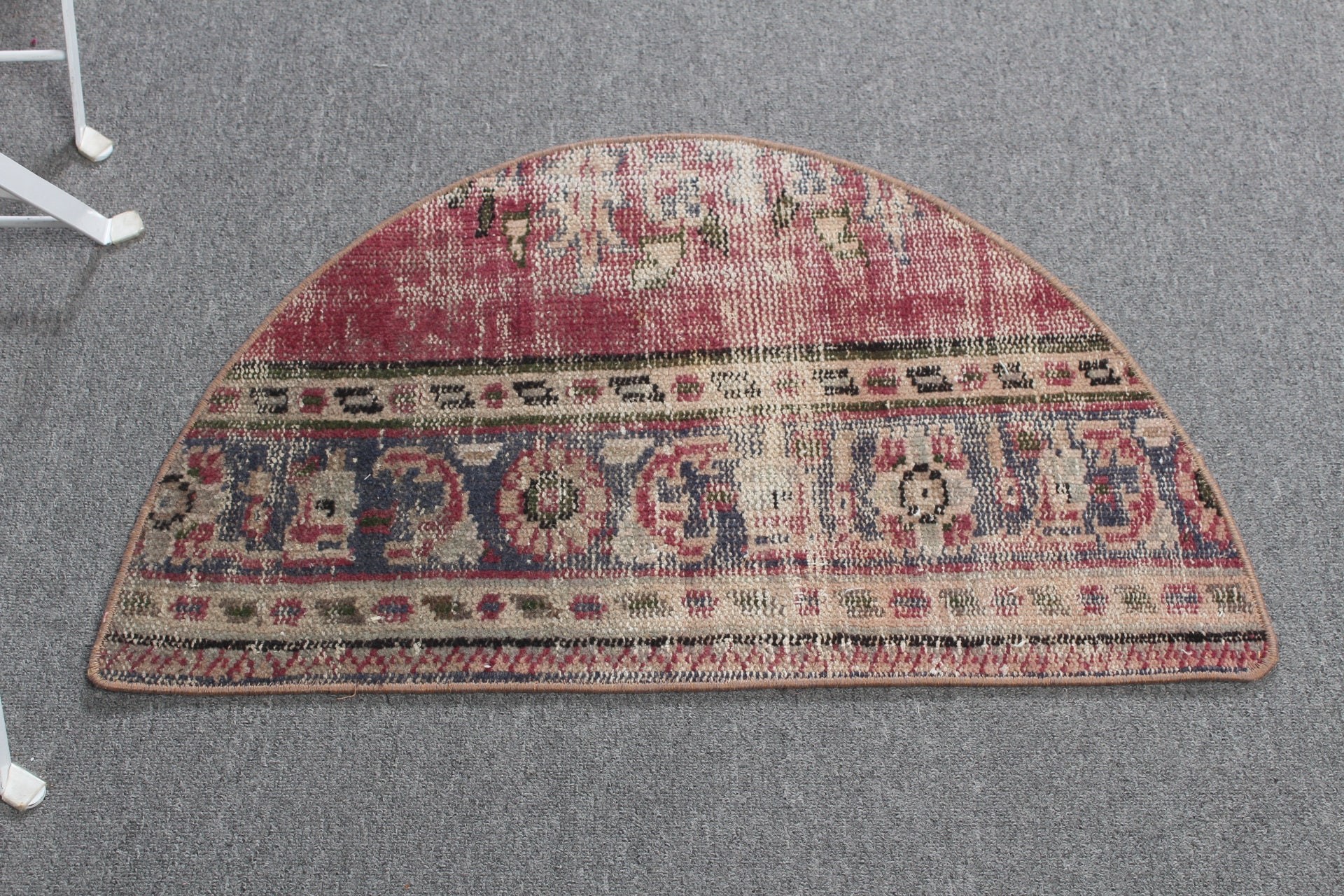 Yatak Odası Halısı, 2.5x1.5 ft Küçük Halı, Eskitilmiş Halı, Türk Halısı, Yün Halılar, Vintage Halılar, Mor Yün Halılar, Ev Dekor Halısı, Paspas Halısı