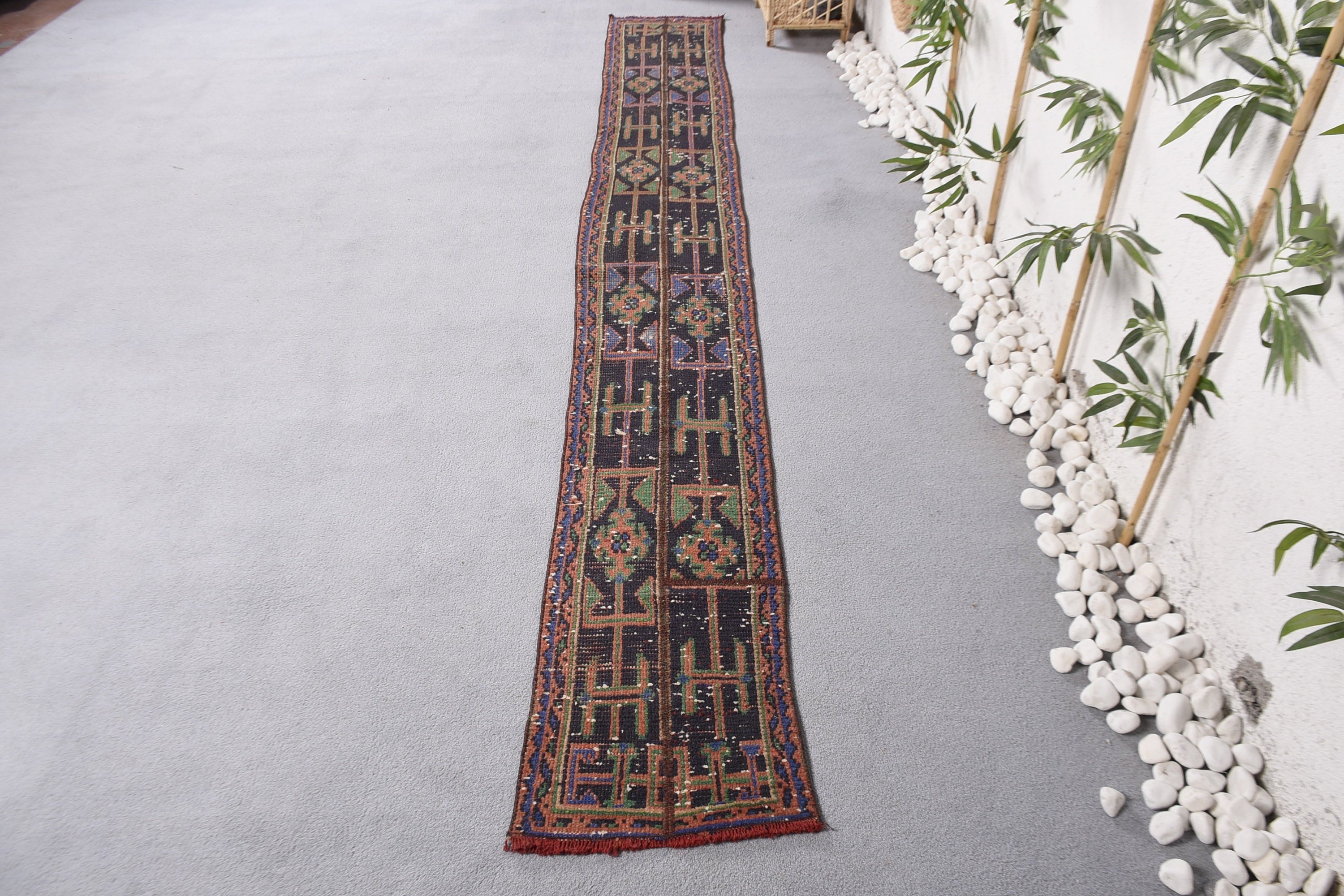 Türk Halısı, 1.2x11 ft Runner Halısı, Beni Ourain Runner Halıları, El Dokuma Halısı, Merdiven Halısı, Antika Halılar, Yeşil Lüks Halılar, Vintage Halılar