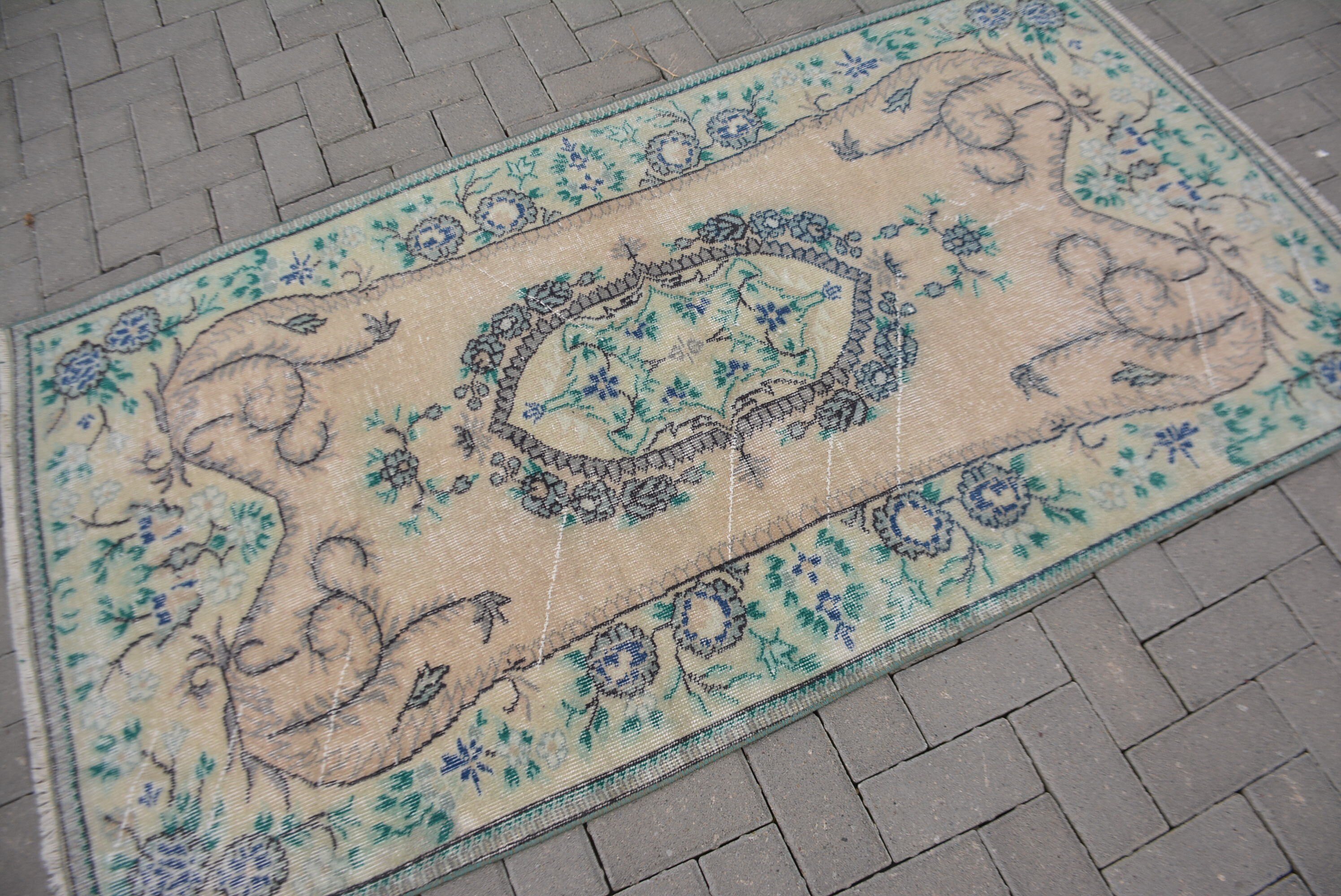 Kitchen Rugs, Bedroom Rug, Outdoor Rug, Antique Rug, Vintage Rug, 3.5x6.6 ft Accent Rugs, Nursery Rugs, Rugs for Nursery, Turkish Rug