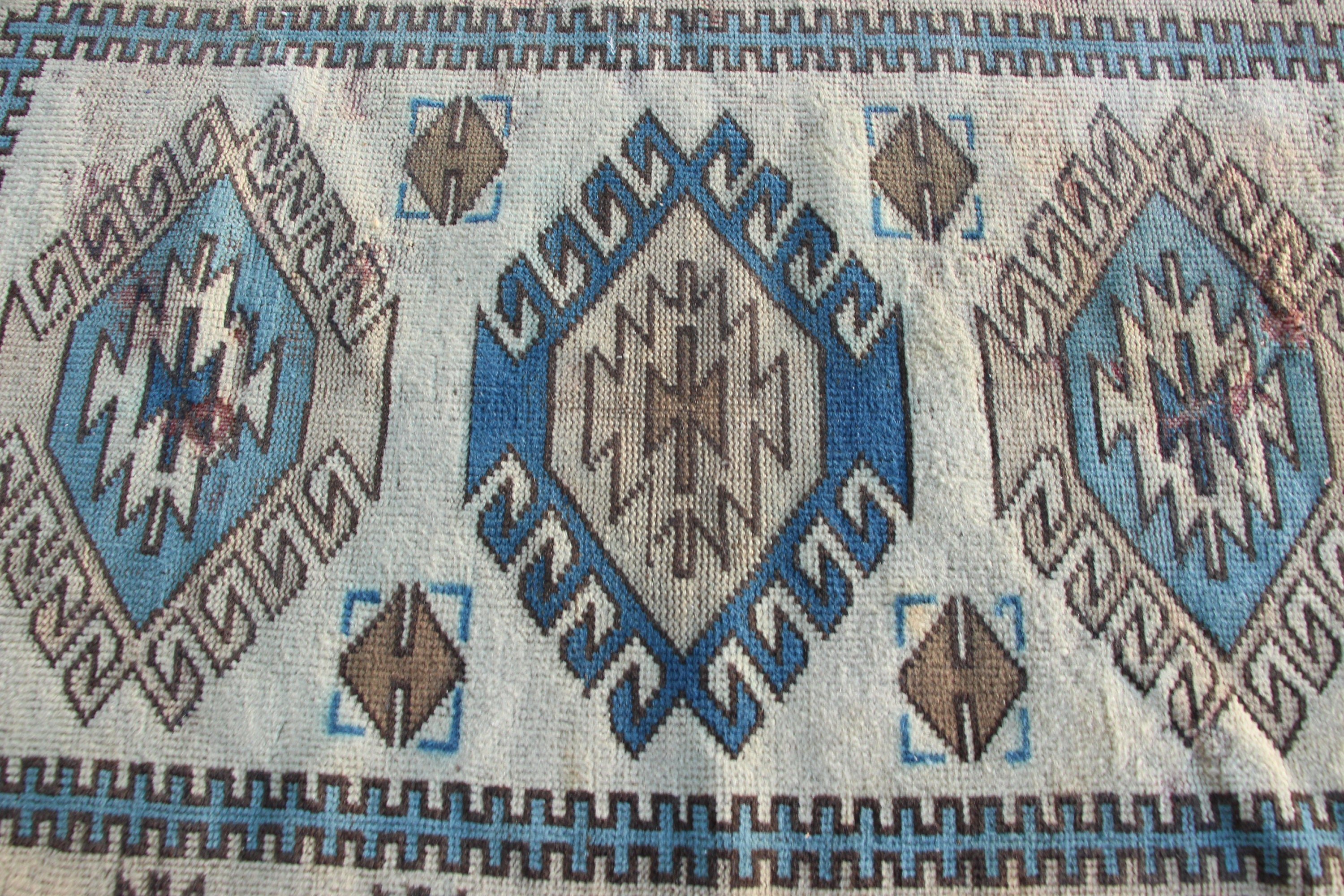 Beige Anatolian Rugs, Nursery Rugs, Car Mat Rug, 2.8x4.1 ft Small Rugs, Vintage Rug, Turkish Rugs, Handmade Rug, Oushak Rugs, Oriental Rug