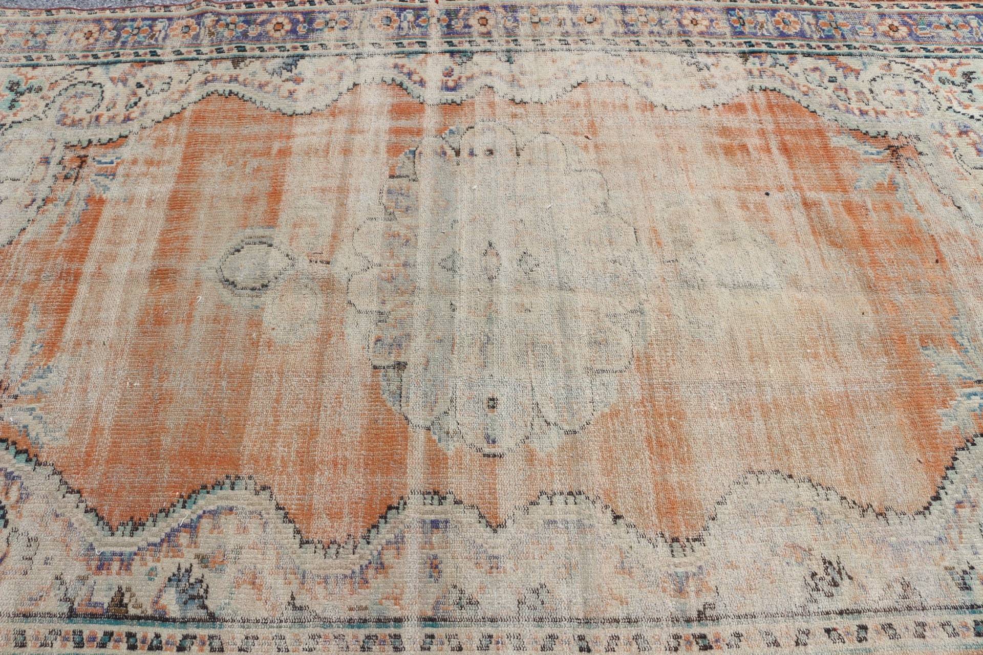 Antique Rug, Vintage Rug, Turkish Rugs, Anatolian Rug, 5.9x9 ft Large Rug, Beige Antique Rug, Bedroom Rugs, Dining Room Rug, Bohemian Rugs