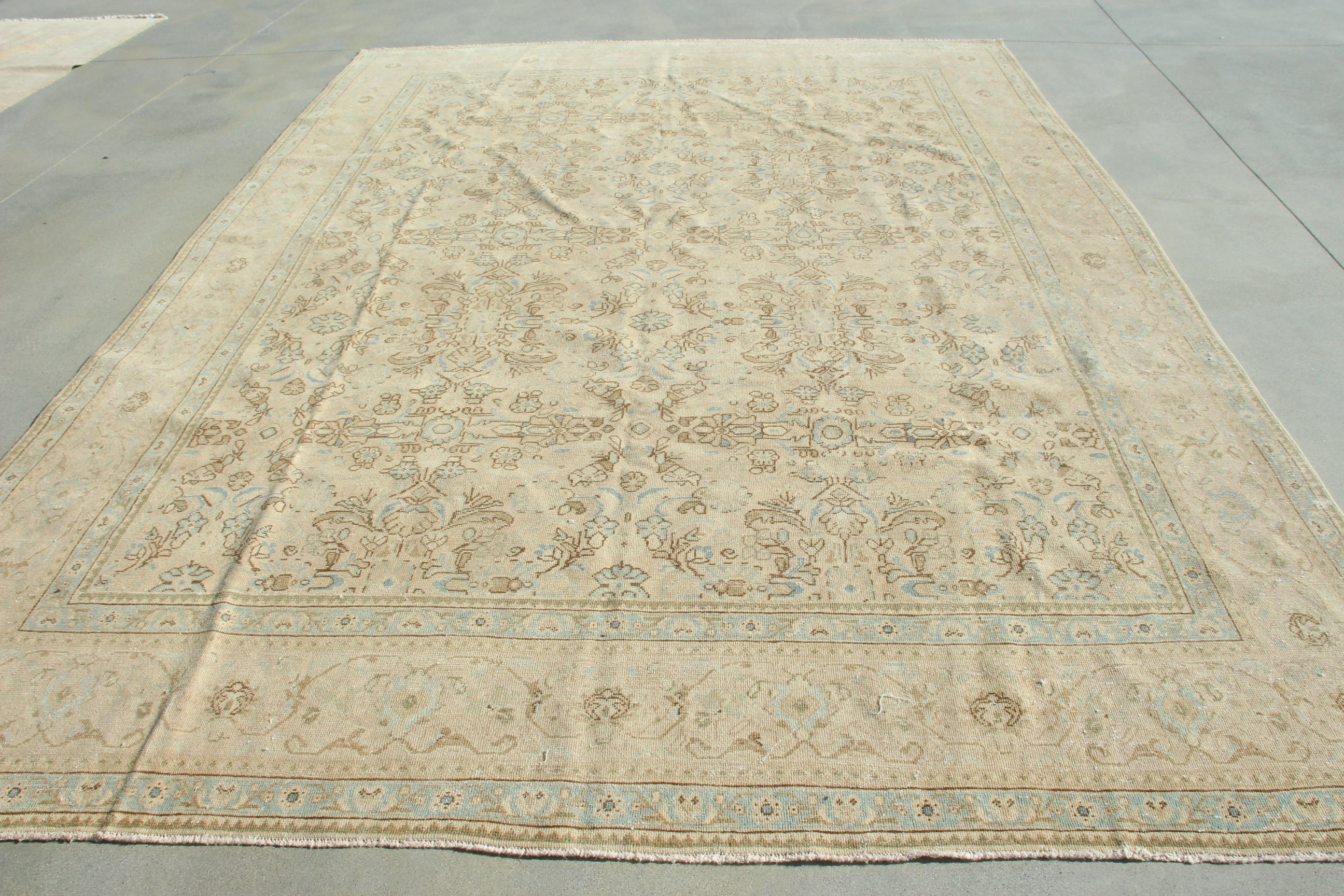 Anadolu Halıları, Egzotik Halı, Büyük Boy Türk Halısı, Kahverengi Mutfak Halısı, 9.4x12.7 ft Büyük Boy Halılar, Oryantal Halı, Türk Halıları, Vintage Halı