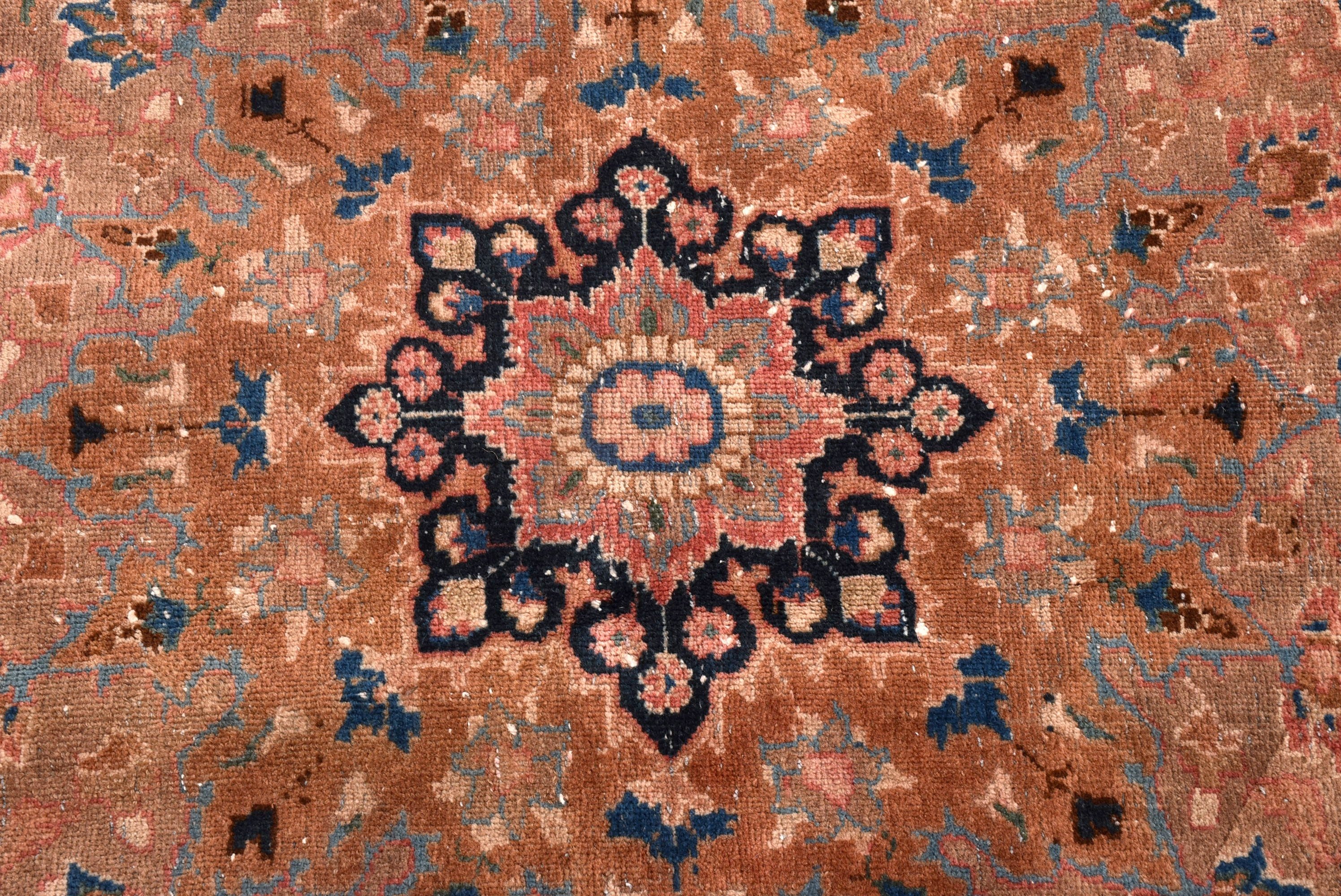 9.6x12.3 ft Büyük Boy Halılar, Vintage Halılar, Açıklama Halıları, Ev Dekorasyonu Halıları, Türk Halısı, Oturma Odası Halısı, Pembe Yatak Odası Halısı, Salon Halısı