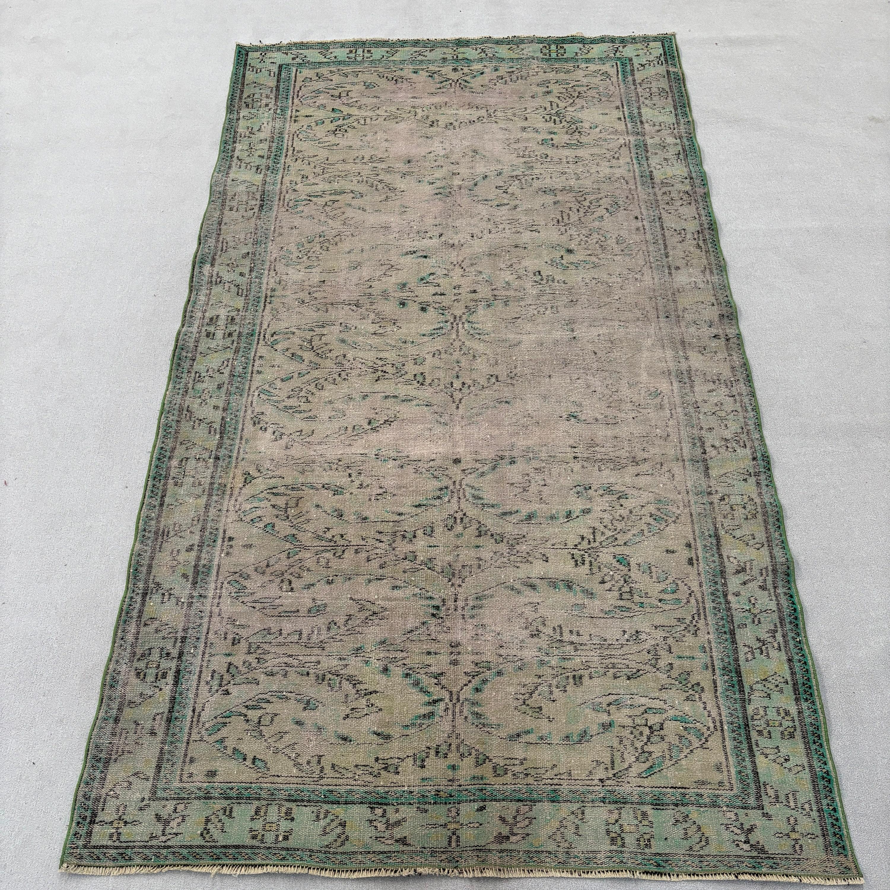 Türk Halıları, Boho Halısı, Vintage Halı, Havalı Halı, Yatak Odası Halıları, Büyük Boho Halıları, Salon Halıları, 5,5x9,6 ft Büyük Halılar, Bej Oushak Halıları