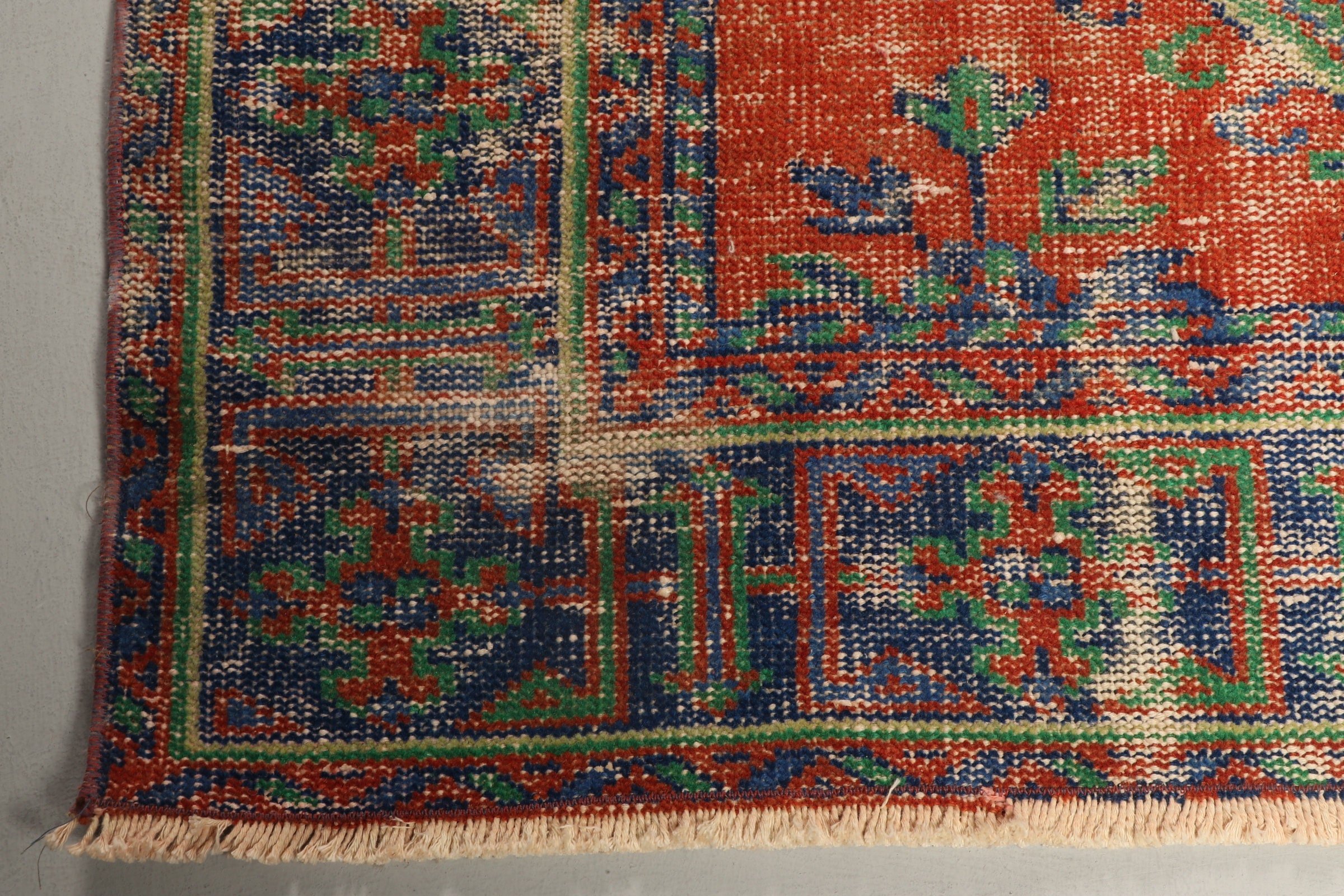 Salon Halıları, Türk Halısı, Yemek Odası Halısı, Salon Halıları, Yer Halısı, Vintage Halı, 4,6x11,3 ft Büyük Halı, Turuncu Oushak Halı