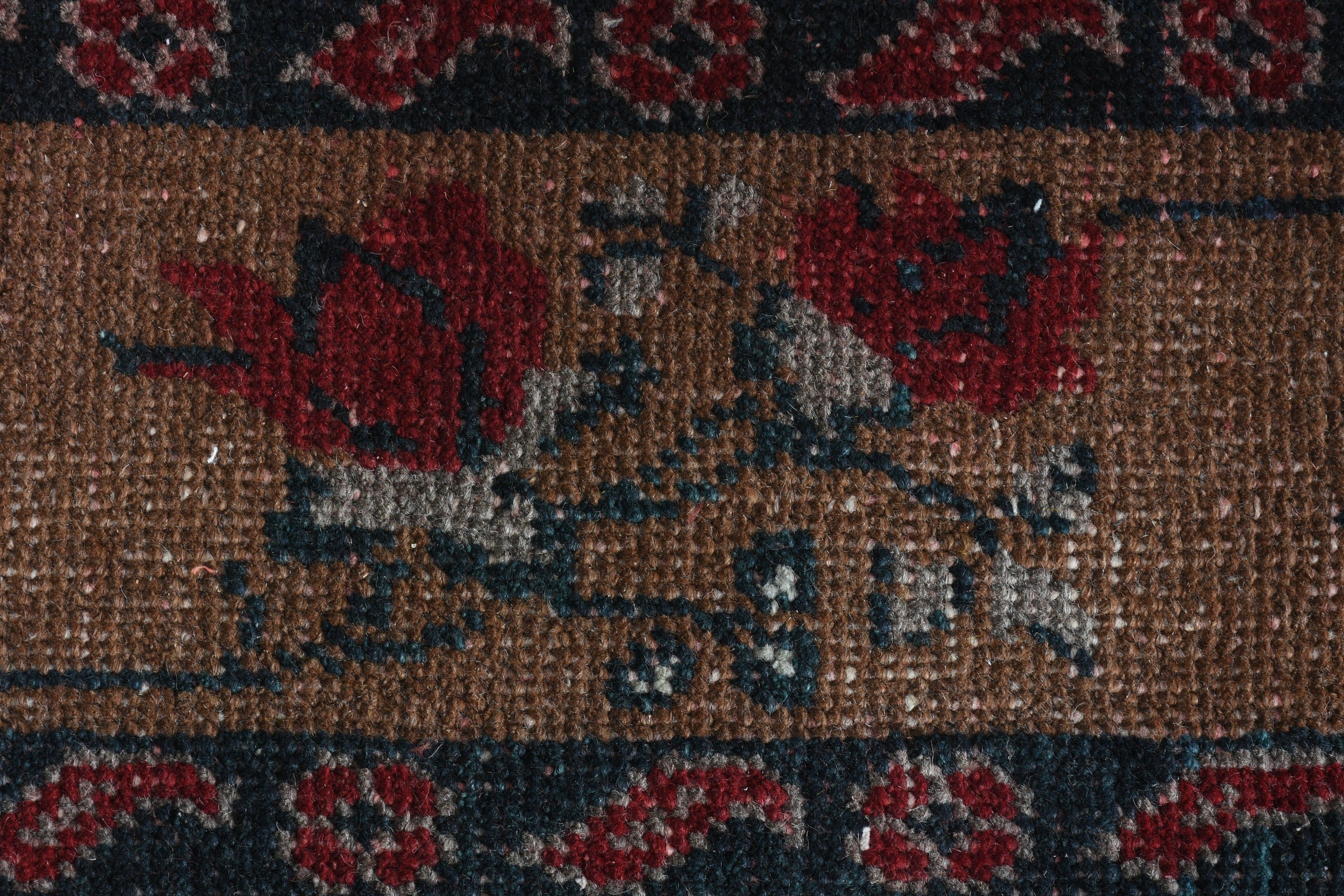 Turkish Rug, Nursery Rug, Pastel Rug, 1.5x3.4 ft Small Rugs, Anatolian Rugs, Vintage Rug, Red Anatolian Rug, Wall Hanging Rug, Moroccan Rug