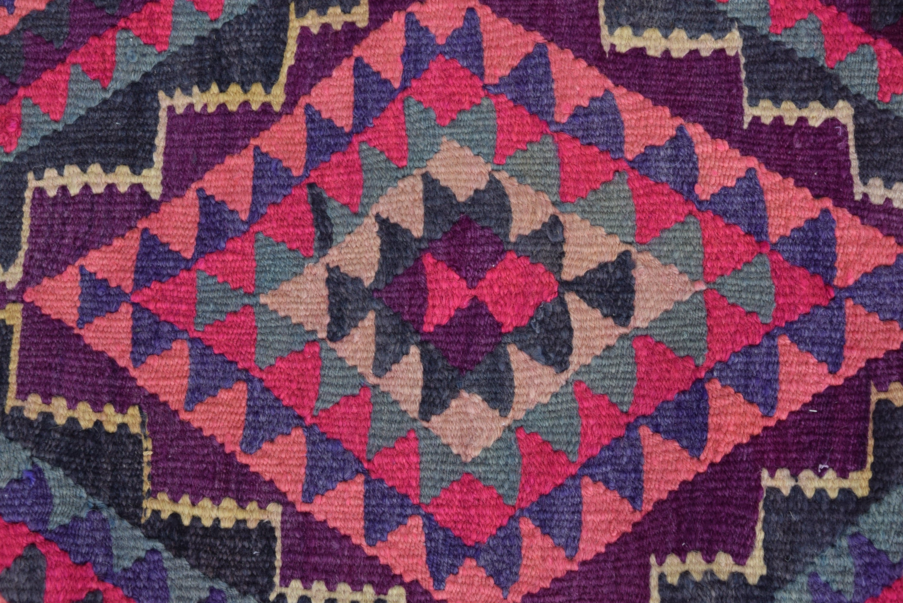 Mutfak Halıları, Kilim, Yatak Odası Halısı, Vintage Halı, Sevimli Halı, Pembe Oushak Halısı, Türk Halıları, Koridor Halıları, 3,1x12,3 ft Yolluk Halısı