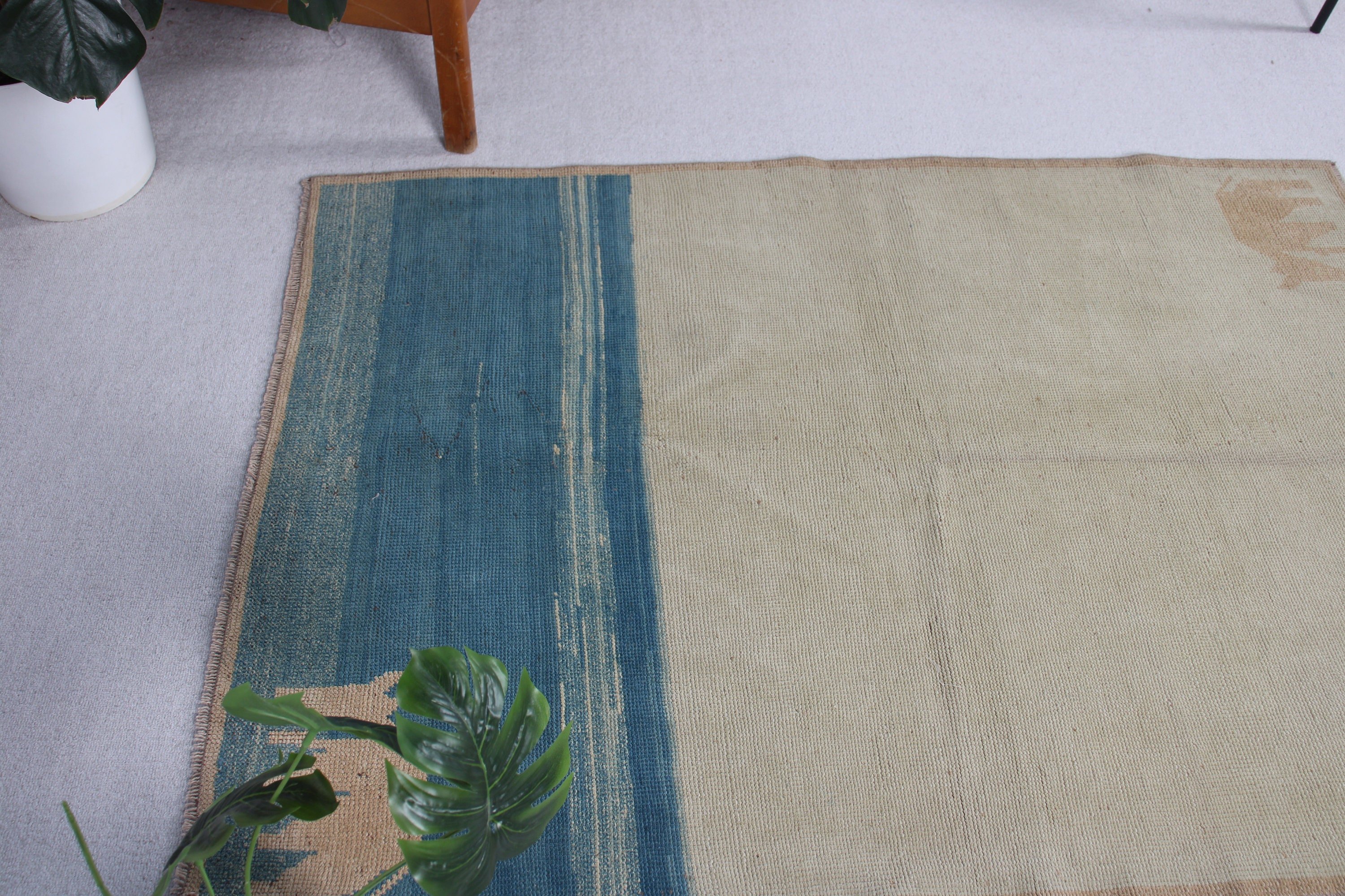 Nursery Rugs, Entry Rugs, Green  3.8x5.4 ft Accent Rug, Vintage Rug, Home Decor Rugs, Cool Rugs, Turkish Rug, Aztec Rug