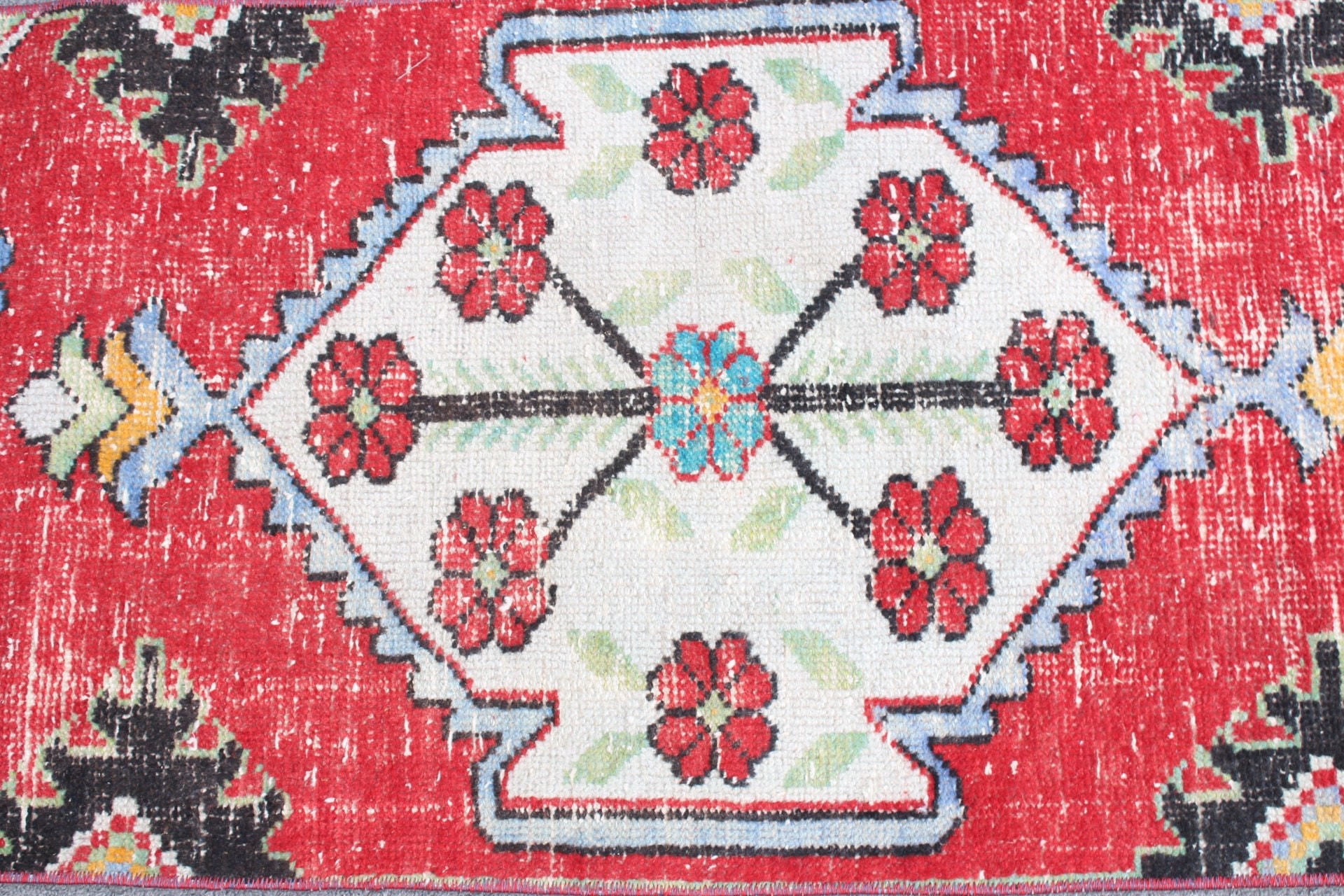 Antique Rug, Turkish Rugs, Nursery Rugs, Red Bedroom Rug, 1.7x3.2 ft Small Rugs, Kitchen Rugs, Rugs for Door Mat, Vintage Rug, Floor Rugs