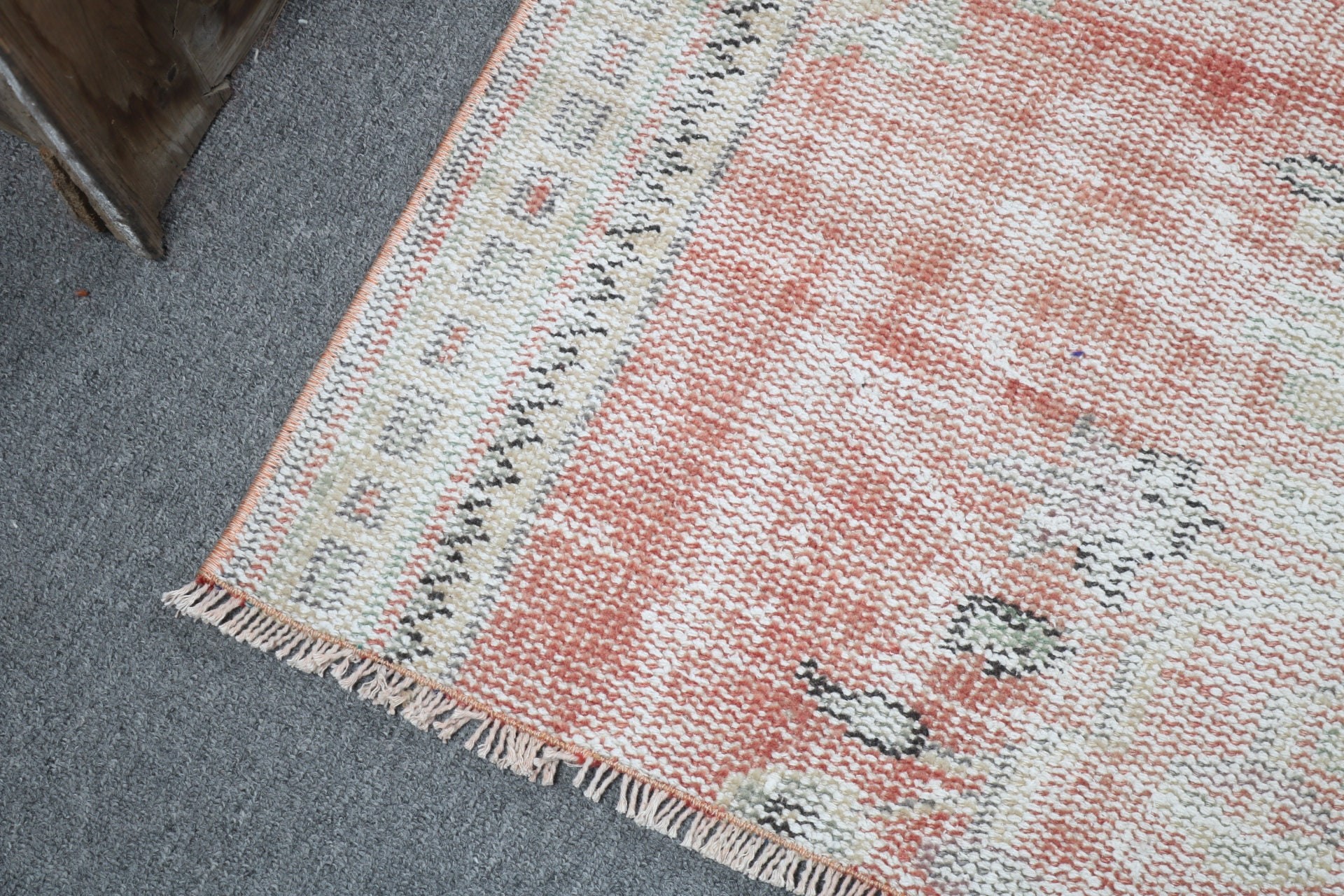 Door Mat Rugs, 1.9x3.5 ft Small Rug, Kitchen Rugs, Bathroom Rugs, Turkish Rugs, Red Bedroom Rugs, Vintage Rugs, Handwoven Rug, Aztec Rug