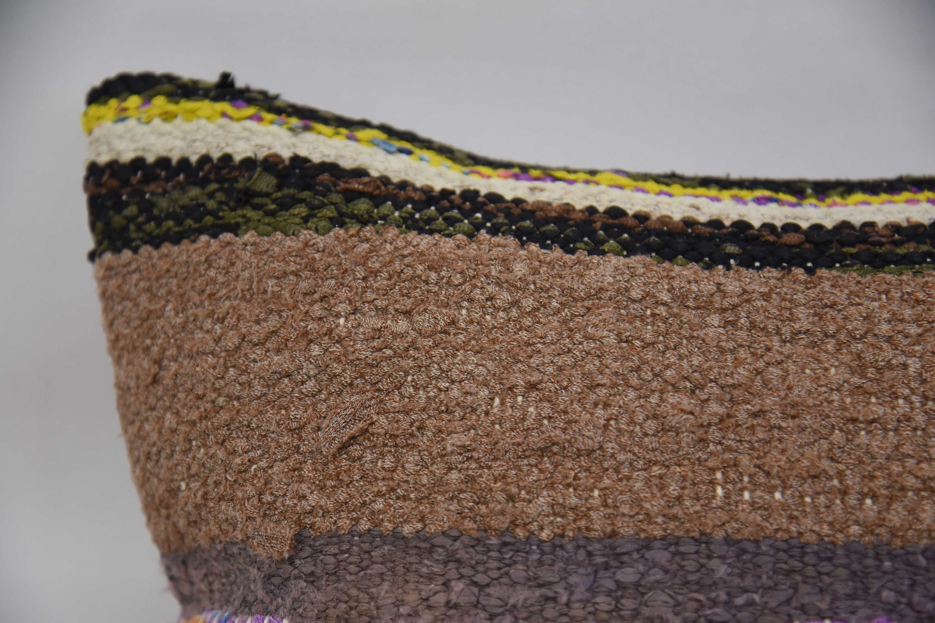 Cotton Pillow Case, 16"x24" Green Cushion Cover, Vintage Kilim Throw Pillow, Turkish Kilim Pillow, Kilim Cushion Sham