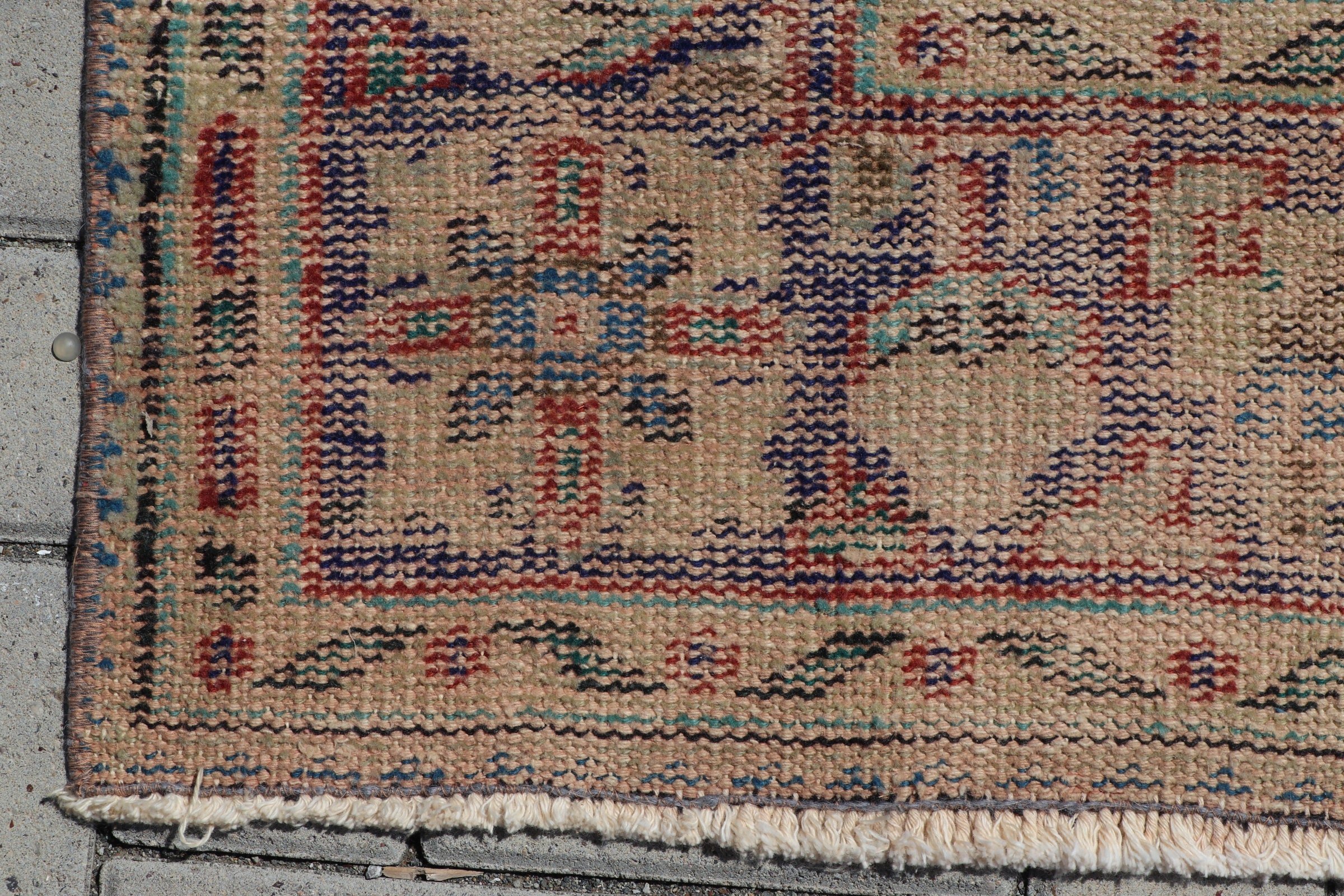 Salon Halısı, 7.1x10 ft Büyük Boy Halı, Kırmızı Mutfak Halısı, Vintage Halı, Anadolu Halıları, Mutfak Halısı, Türk Halısı, Soyut Halı, Oturma Odası Halısı