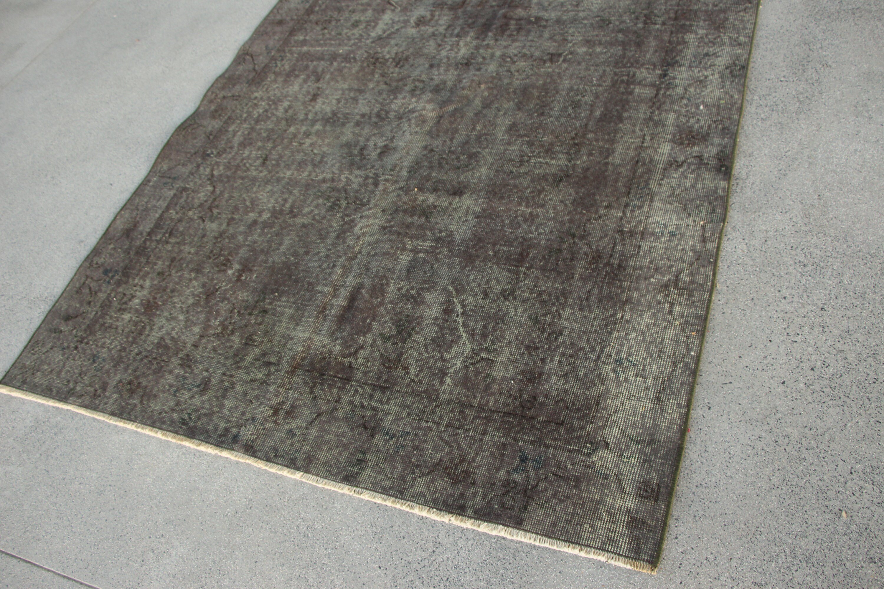 Mutfak Halısı, Türk Halısı, Salon Halısı, Yatak Odası Halısı, 5.1x8.9 ft Büyük Halı, Vintage Halı, Oturma Odası Halısı, Parlak Halı, Gri Anadolu Halıları