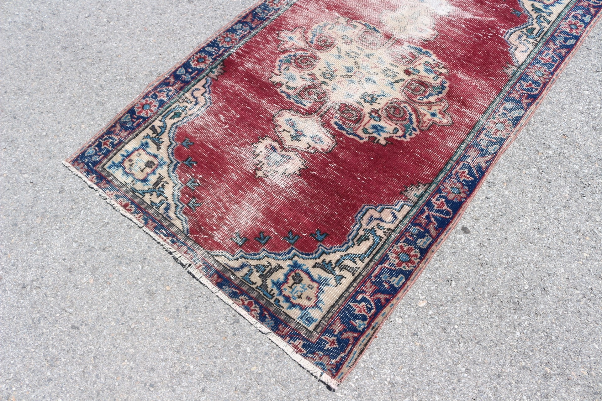 Rugs for Bedroom, Antique Rugs, Entry Rug, 3.6x5.9 ft Accent Rug, Red Oushak Rug, Wool Rug, Vintage Rug, Turkish Rug, Nursery Rug, Cute Rug