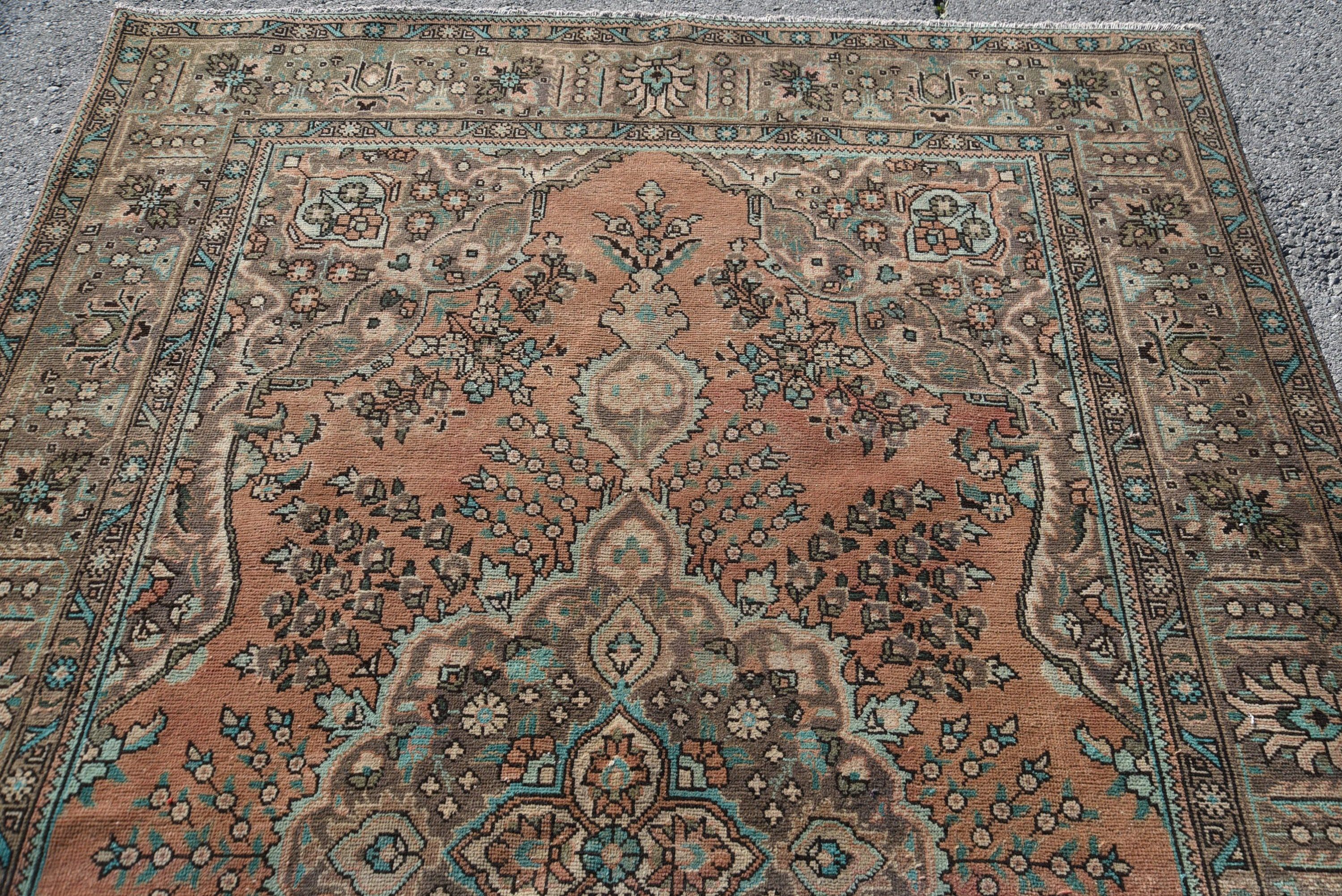 Vintage Halı, Yatak Odası Halısı, Oturma Odası Halıları, El Dokuma Halısı, 6.2x9.7 ft Büyük Halı, Türk Halısı, Ev Dekor Halıları, Oturma Odası Halıları