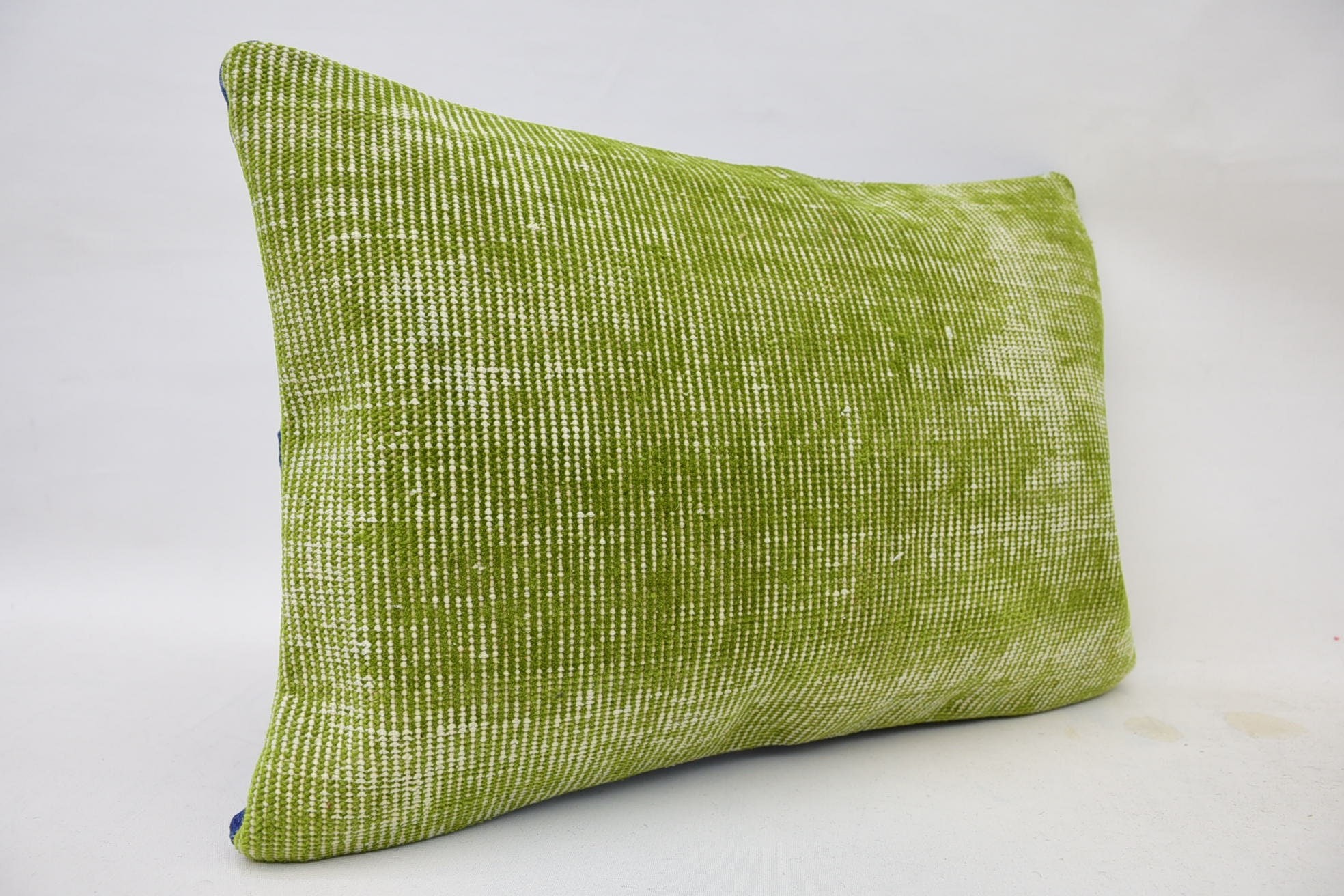 16"x24" Green Pillow Cover, Vintage Kilim Throw Pillow, Ethnic Pillow Sham, Boho Pillow Sham Cover, Couch Cushion Case, Gift Pillow