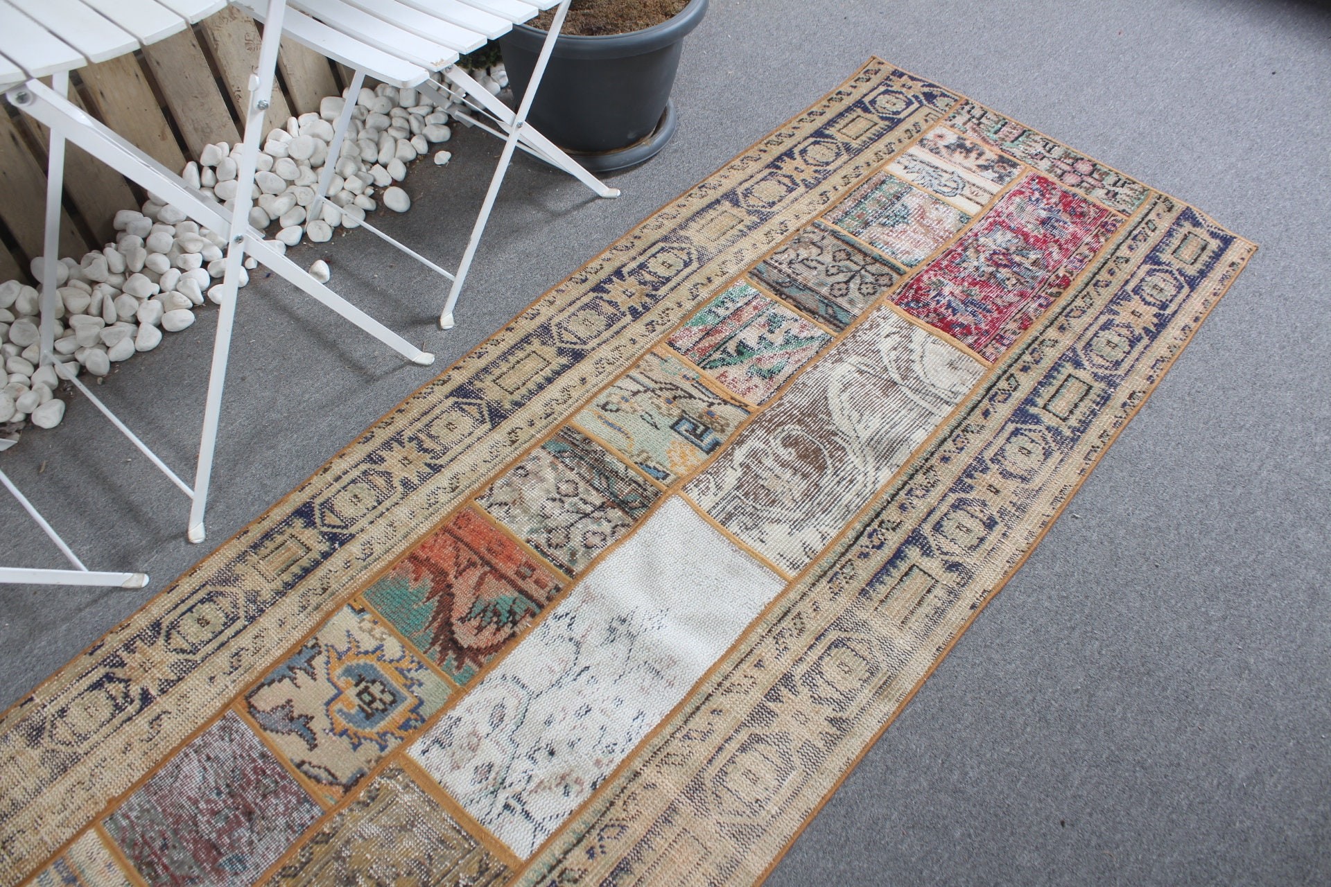 Vintage Halılar, Bej Fas Halıları, Türk Halısı, Merdiven Halıları, 2.8x10.1 ft Runner Halıları, Runner Halıları, Düğün Halıları, Yer Halısı, Antika Halı