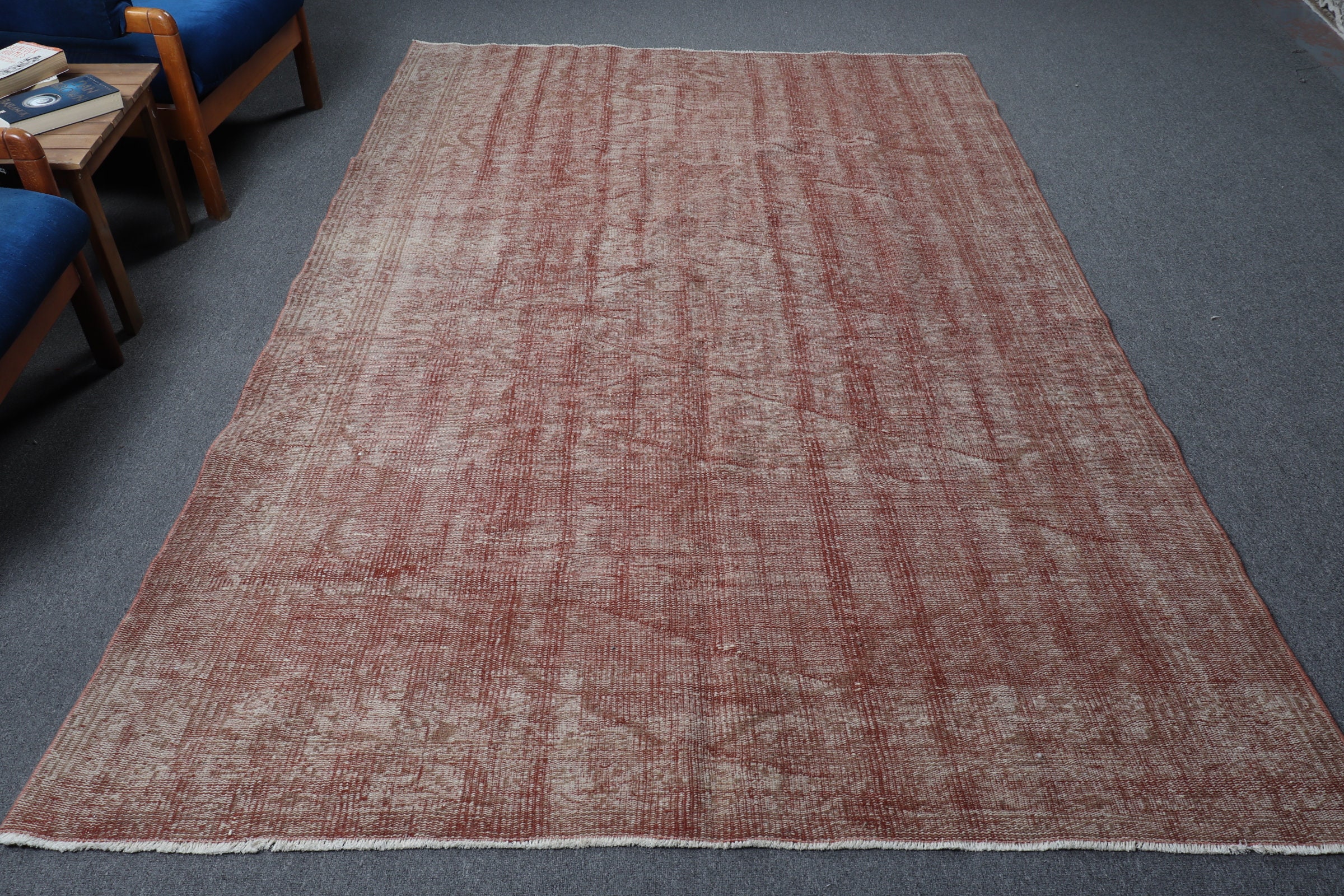 Nomadic Rug, Antique Rug, Salon Rug, 5.8x8.9 ft Large Rugs, Turkish Rugs, Vintage Rug, Brown Anatolian Rugs, Living Room Rug, Cool Rug