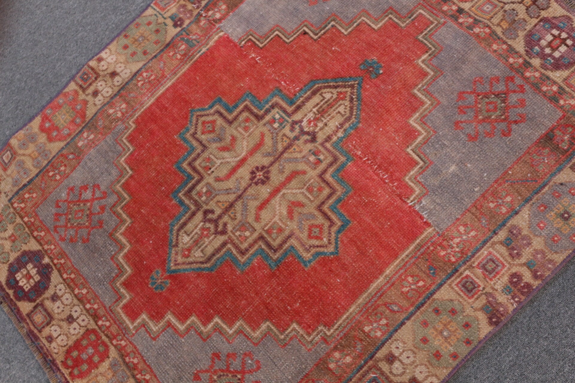 Mutfak Halısı, Vintage Halı, Ev Dekorasyonu Halıları, Aztek Halısı, Giriş Halısı, Anadolu Halısı, Kahverengi Yatak Odası Halıları, Türk Halısı, 3.2x4 ft Küçük Halılar