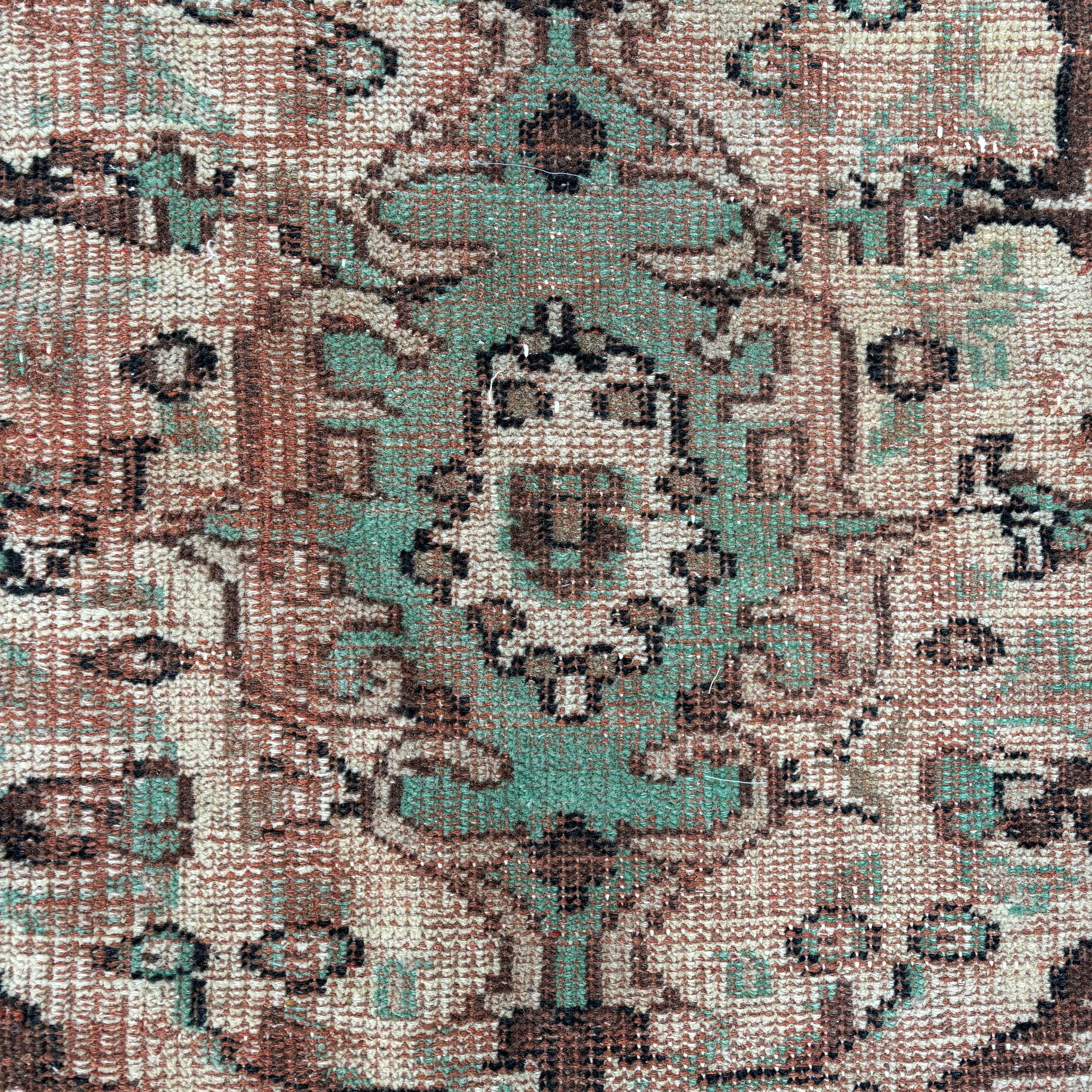 Lüks Halı, Türk Halıları, Yatak Odası Halıları, Vintage Halı, Oturma Odası Halısı, 4x8,1 ft Alan Halısı, İç Mekan Halıları, Boho Halısı, Havalı Halılar, Kahverengi Zemin Halısı