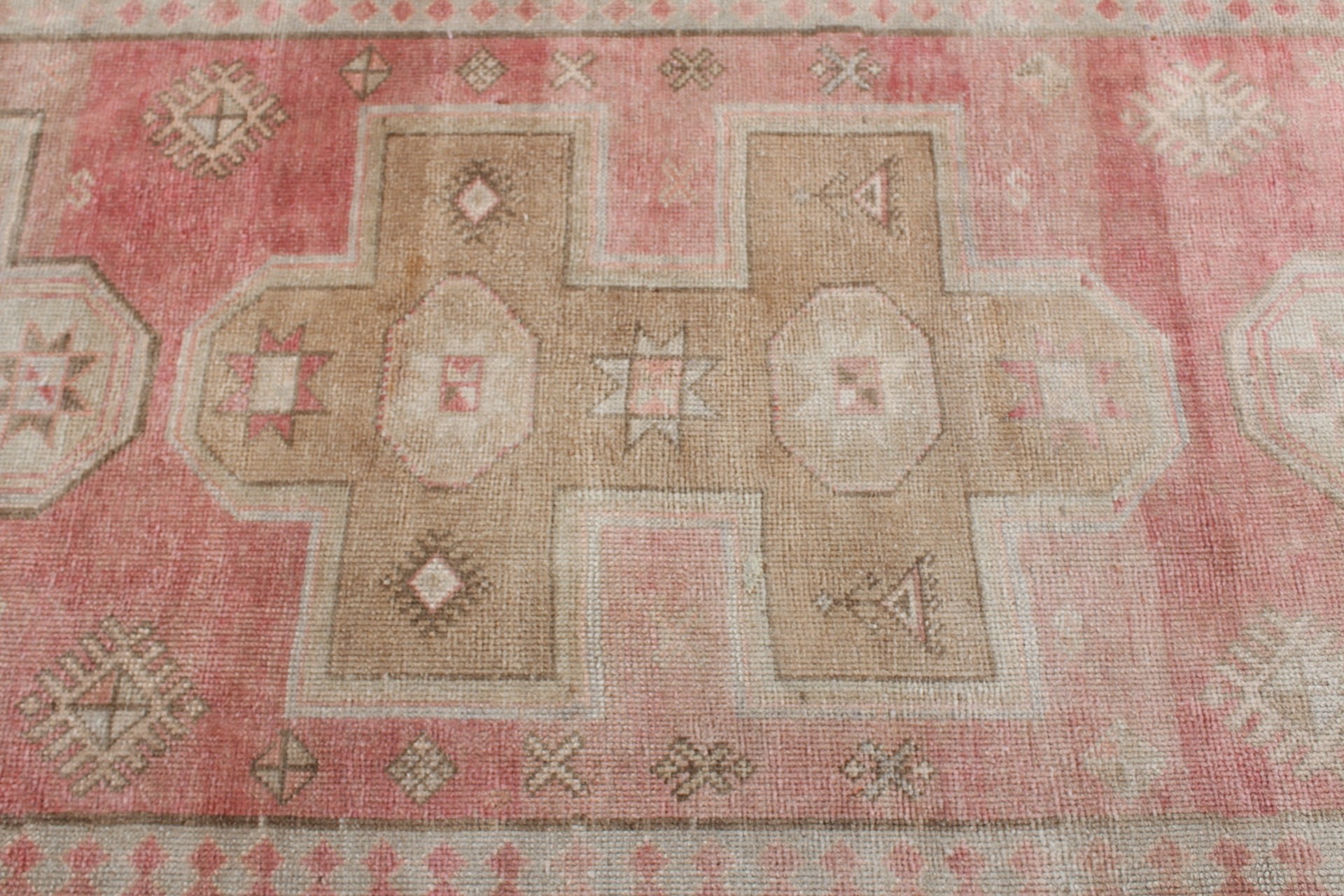 Vintage Halı, Ev Dekorasyonu Halısı, Türk Halıları, Göçebe Halısı, Koridor Halıları, Pembe Fas Halısı, 3.3x11.3 ft Koşucu Halıları, Merdiven Halıları