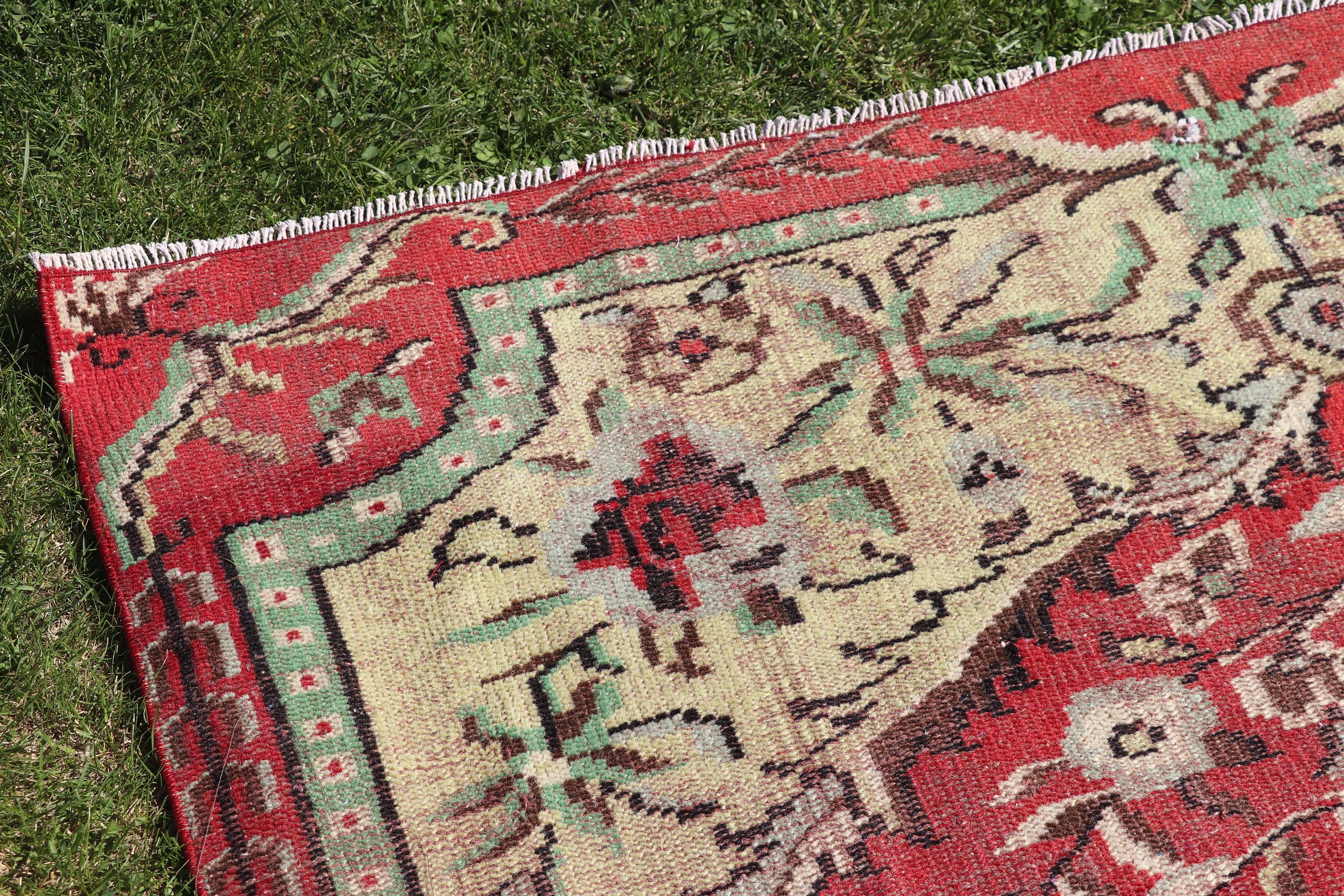 Büyük Boho Halı, Lüks Halılar, Türk Halıları, Oryantal Halı, Yemek Odası Halısı, Türkiye Halıları, Vintage Halı, 5.2x8.9 ft Büyük Halılar, Kırmızı Antika Halılar