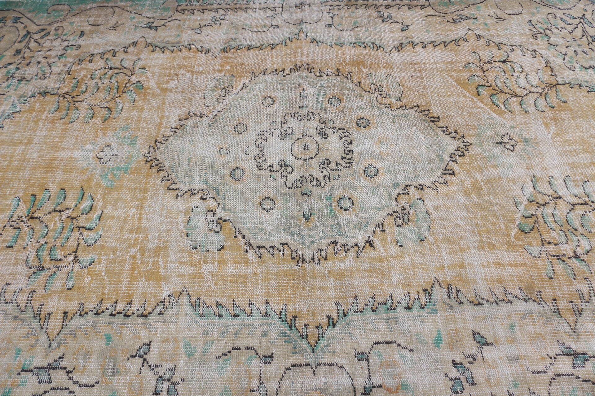 Salon Rugs, Beige Antique Rug, Dining Room Rug, Turkish Rug, 6.5x10.3 ft Large Rug, Vintage Rugs, Cool Rug, Bedroom Rugs, Vintage Decor Rug