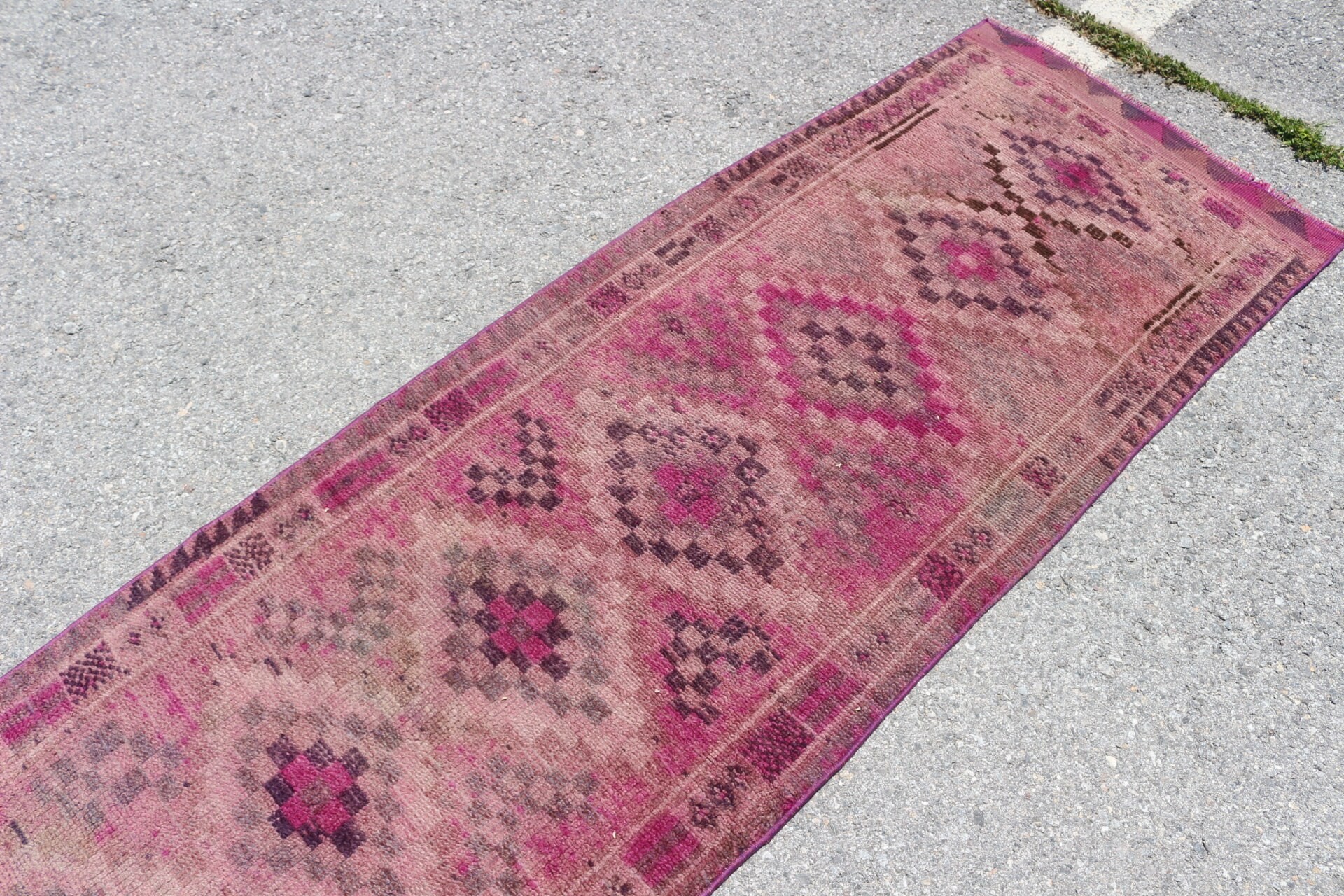 Fas Halıları, Türk Halısı, Koridor Halısı, 2,4x11 ft Runner Halısı, Ev Dekorasyonu Halıları, Pembe Yer Halısı, Vintage Halılar, Mutfak Halıları, Sanat Halısı