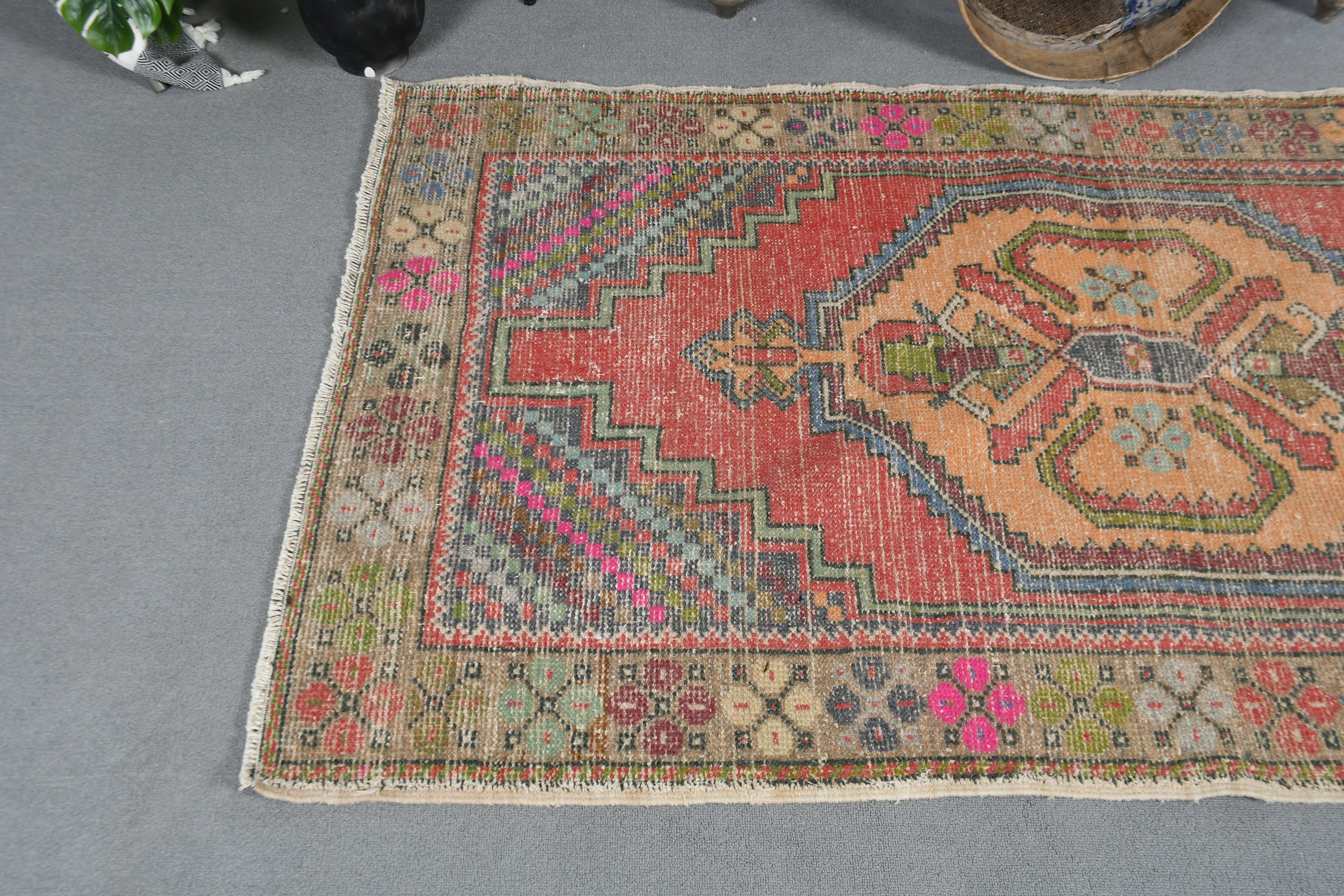 Giriş Halıları, Mutfak Halıları, Türk Halıları, Vintage Halı, Yatak Odası Halısı, Kırmızı Oushak Halısı, Harika Halılar, 3,6x6,5 ft Accent Halıları, Fas Halısı