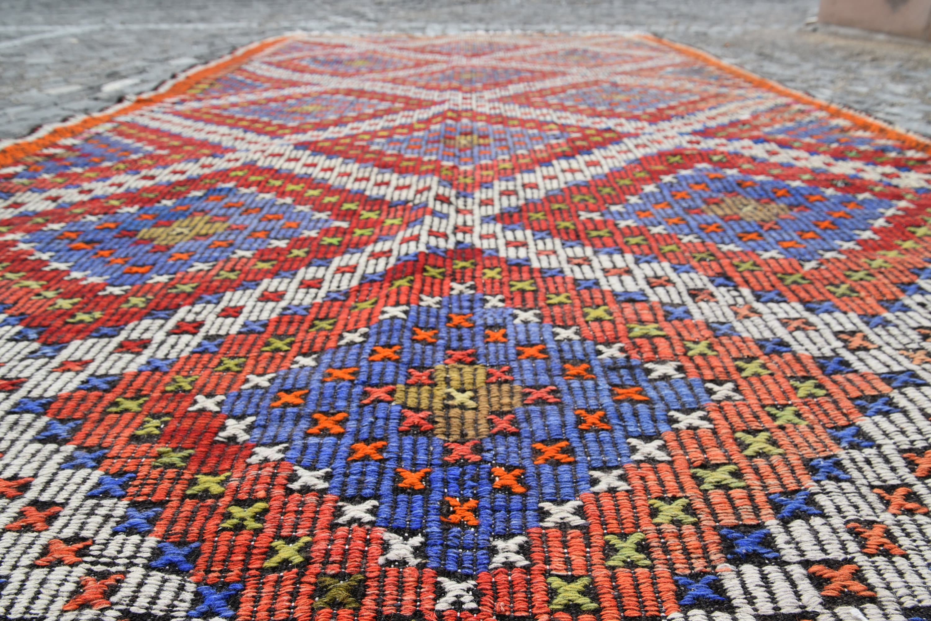 Vintage Halı, Kilim, Yün Halı, Yatak Odası Halıları, Fas Halısı, 5.8x9.5 ft Büyük Halılar, Türk Halısı, Yatak Odası Halıları, Aztek Halıları, Salon Halısı