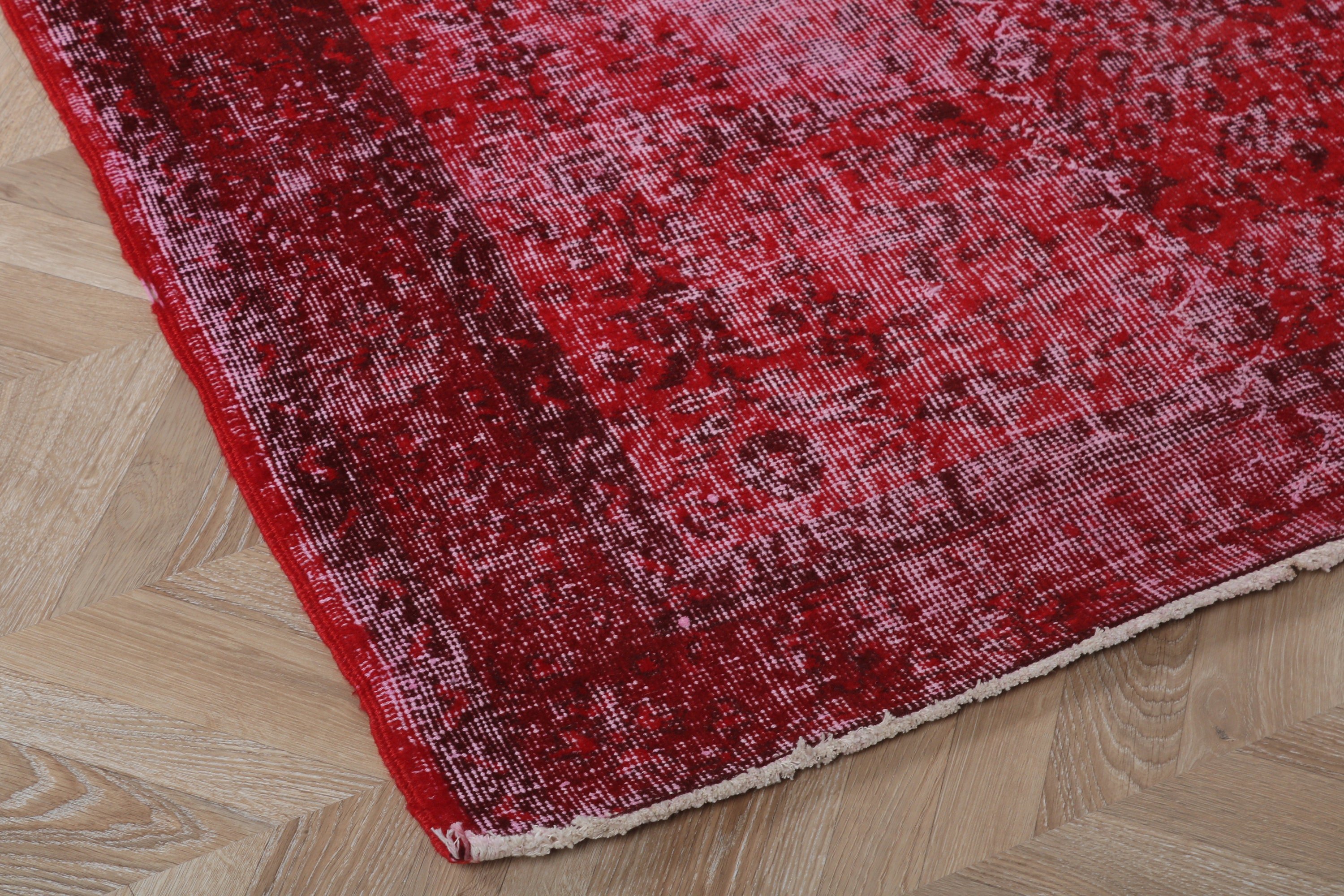 Red Home Decor Rug, Vintage Rug, Aztec Rugs, Bedroom Rug, Turkish Rug, 3.9x6.5 ft Area Rugs, Geometric Rug, Antique Rug, Boho Area Rugs