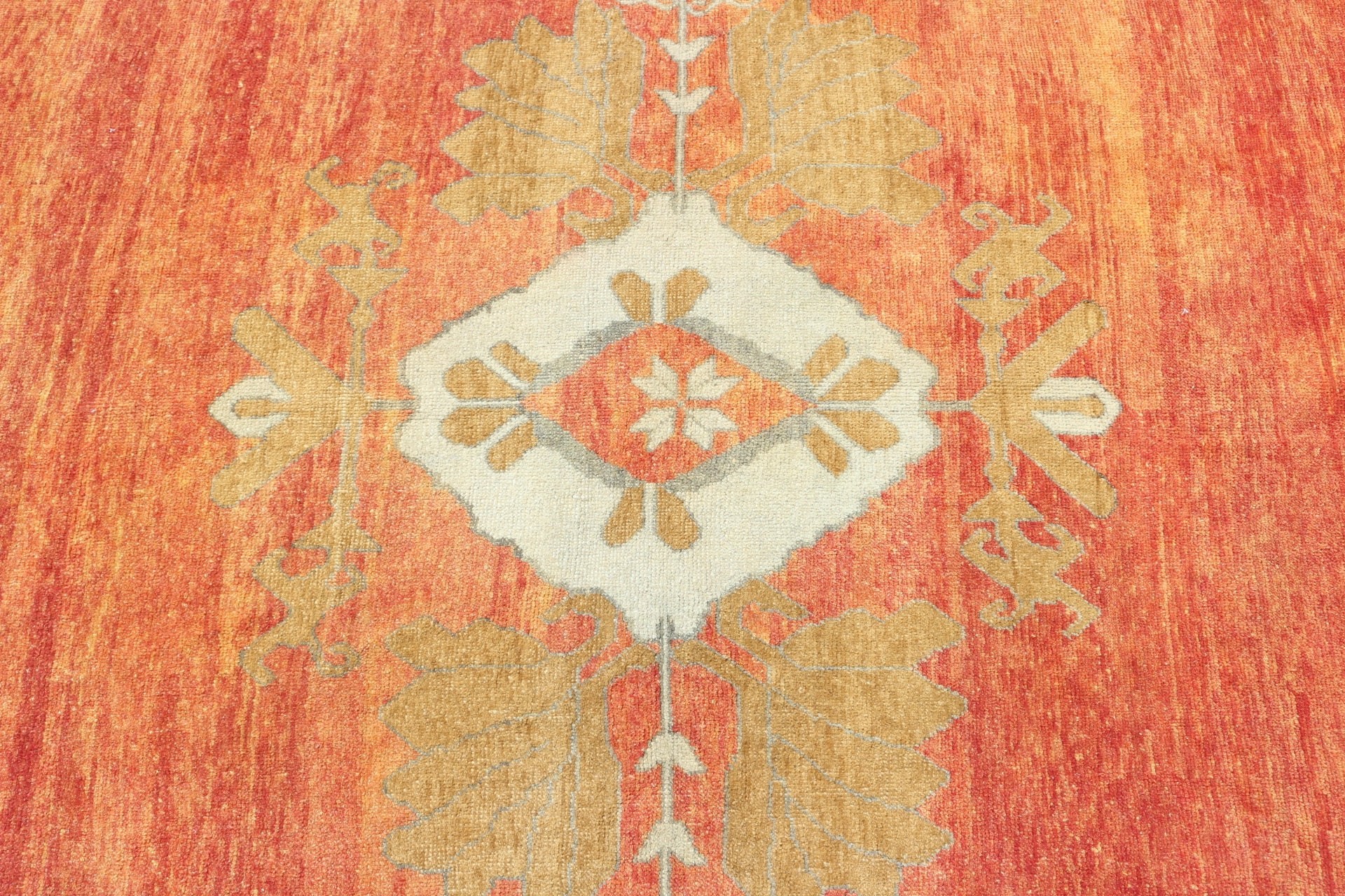 Corridor Rug, 3.4x13.4 ft Runner Rugs, Turkish Rug, Vintage Rugs, Antique Rug, Art Rug, Orange Kitchen Rugs, Rugs for Runner, Oriental Rugs