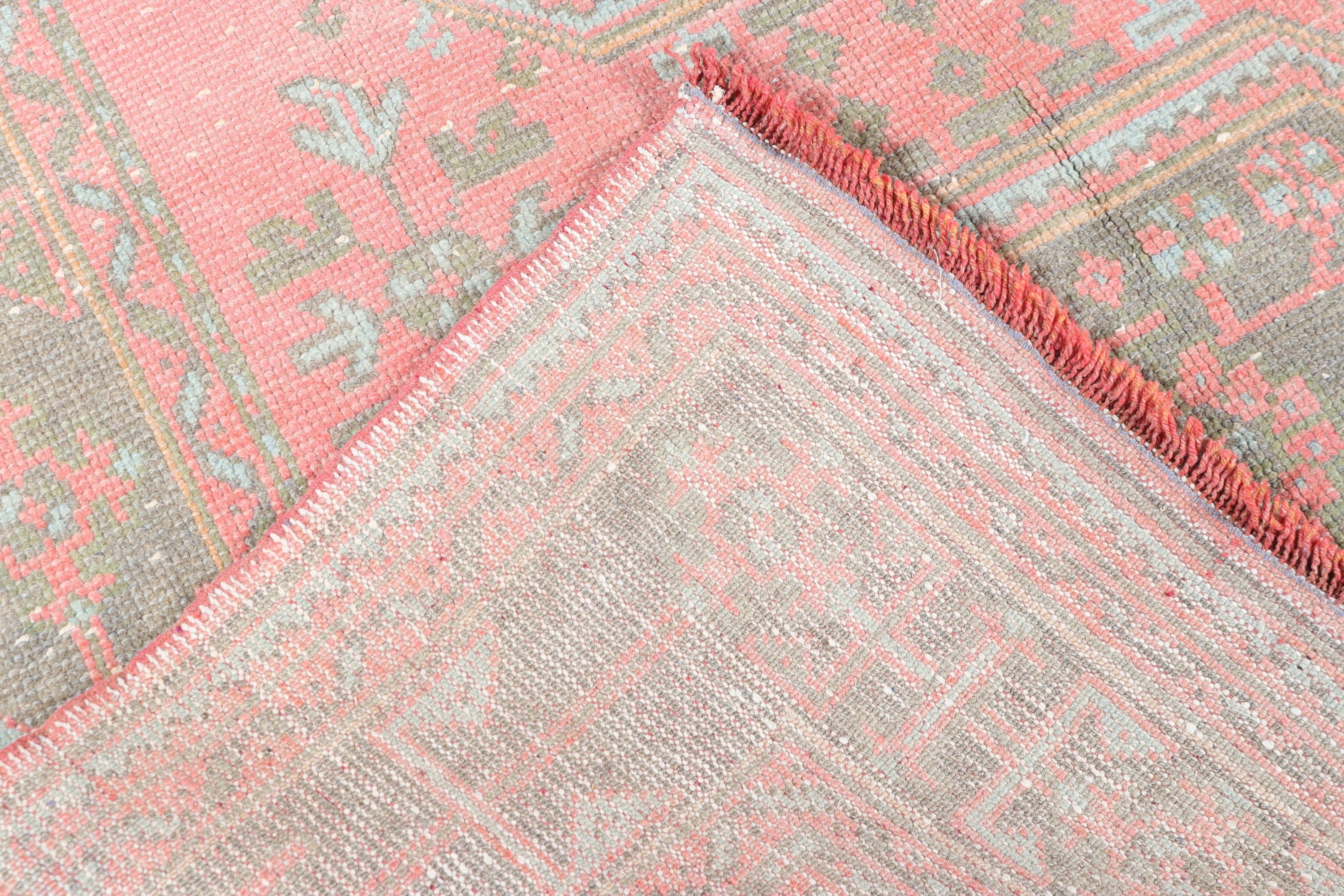 Turkish Rugs, Pink Antique Rug, Moroccan Rugs, Cool Rug, Dining Room Rug, 4.5x10.1 ft Large Rug, Bedroom Rug, Vintage Rugs, Ethnic Rugs