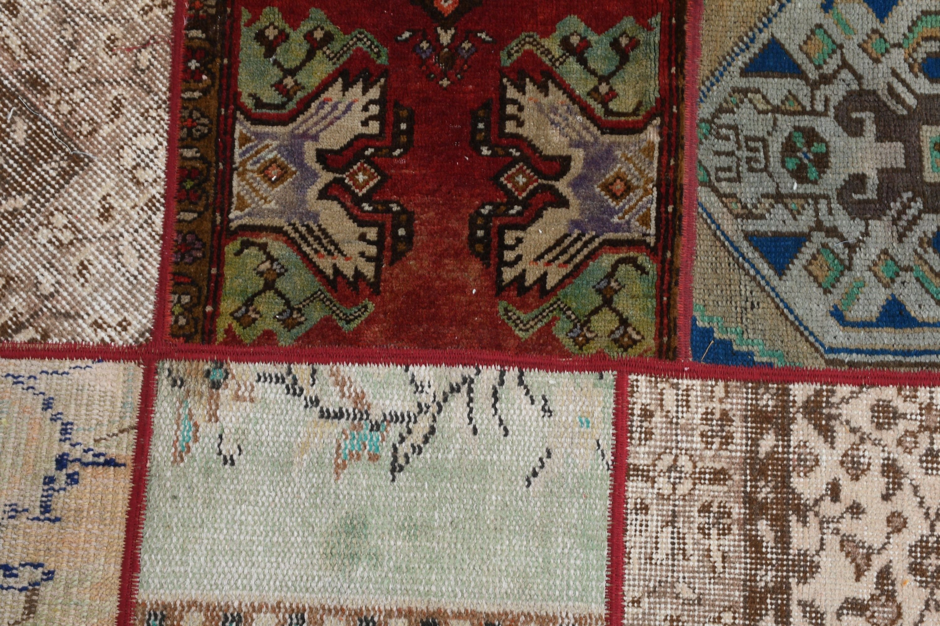 Bedroom Rugs, Green Oriental Rug, Old Rugs, 2.2x3.8 ft Small Rug, Home Decor Rug, Vintage Rugs, Turkish Rug, Kitchen Rug, Wall Hanging Rugs