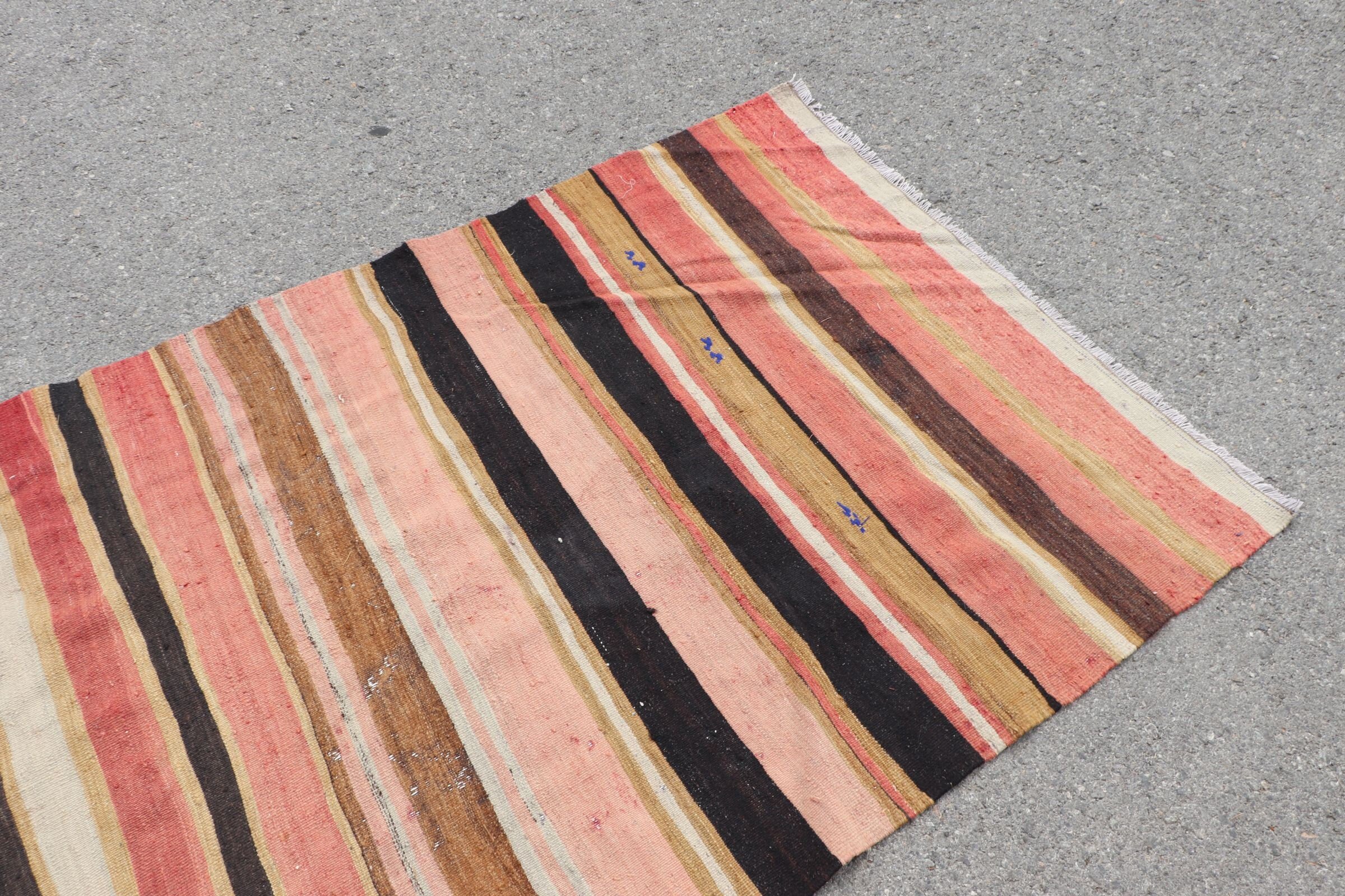 Türk Halısı, Kırmızı Oushak Halısı, Yatak Odası Halısı, Kilim, Yurt Halısı, Zemin Halıları, Vintage Halılar, 3,9x8,5 ft Alan Halısı, Oryantal Halılar, Havalı Halı