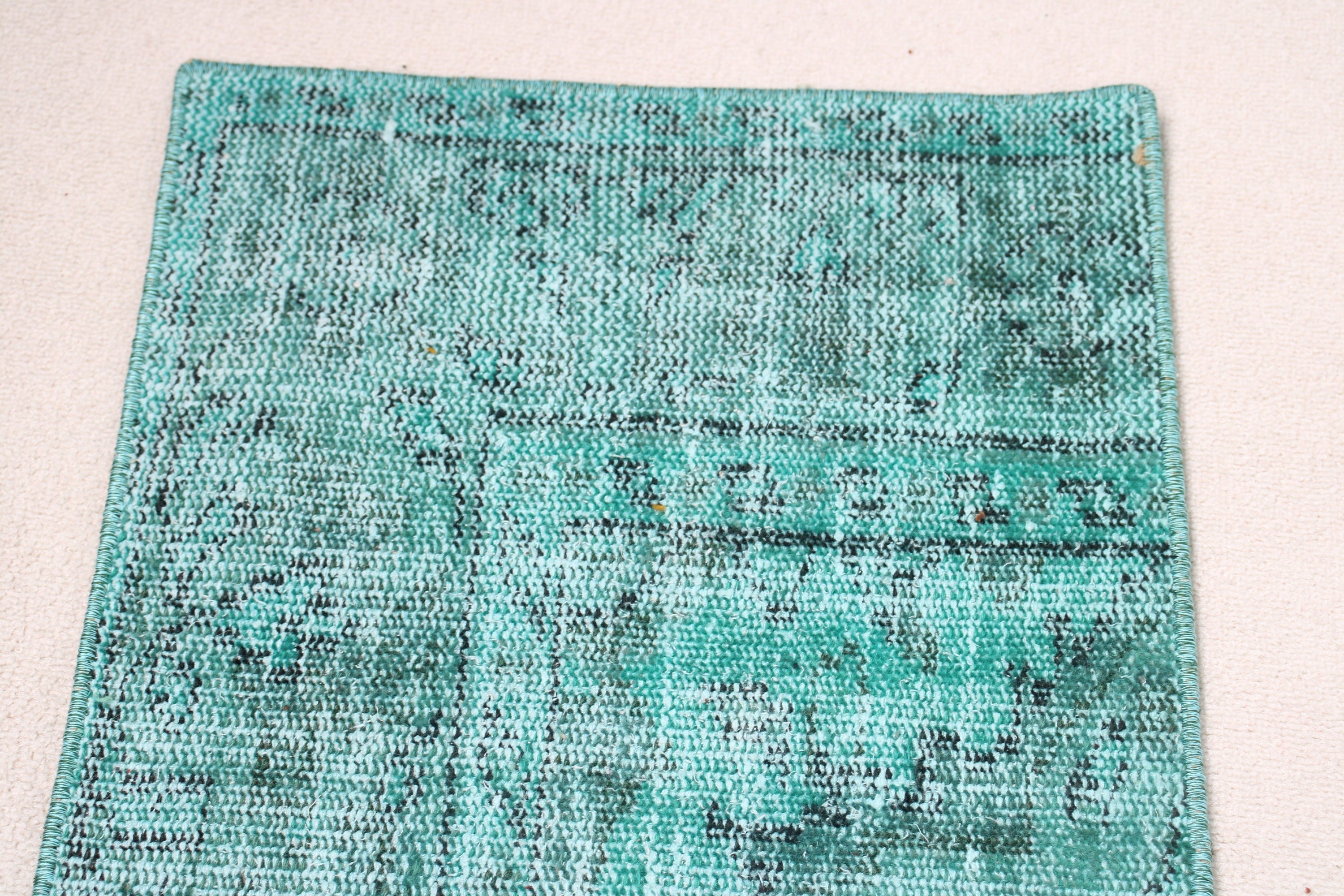 Çocuk Halısı, 1.5x2.9 ft Küçük Halılar, Giriş Halısı, Türk Halısı, Ev Dekor Halısı, Mavi Açıklama Halıları, Vintage Halılar, El Dokuma Halı, Dış Mekan Halıları