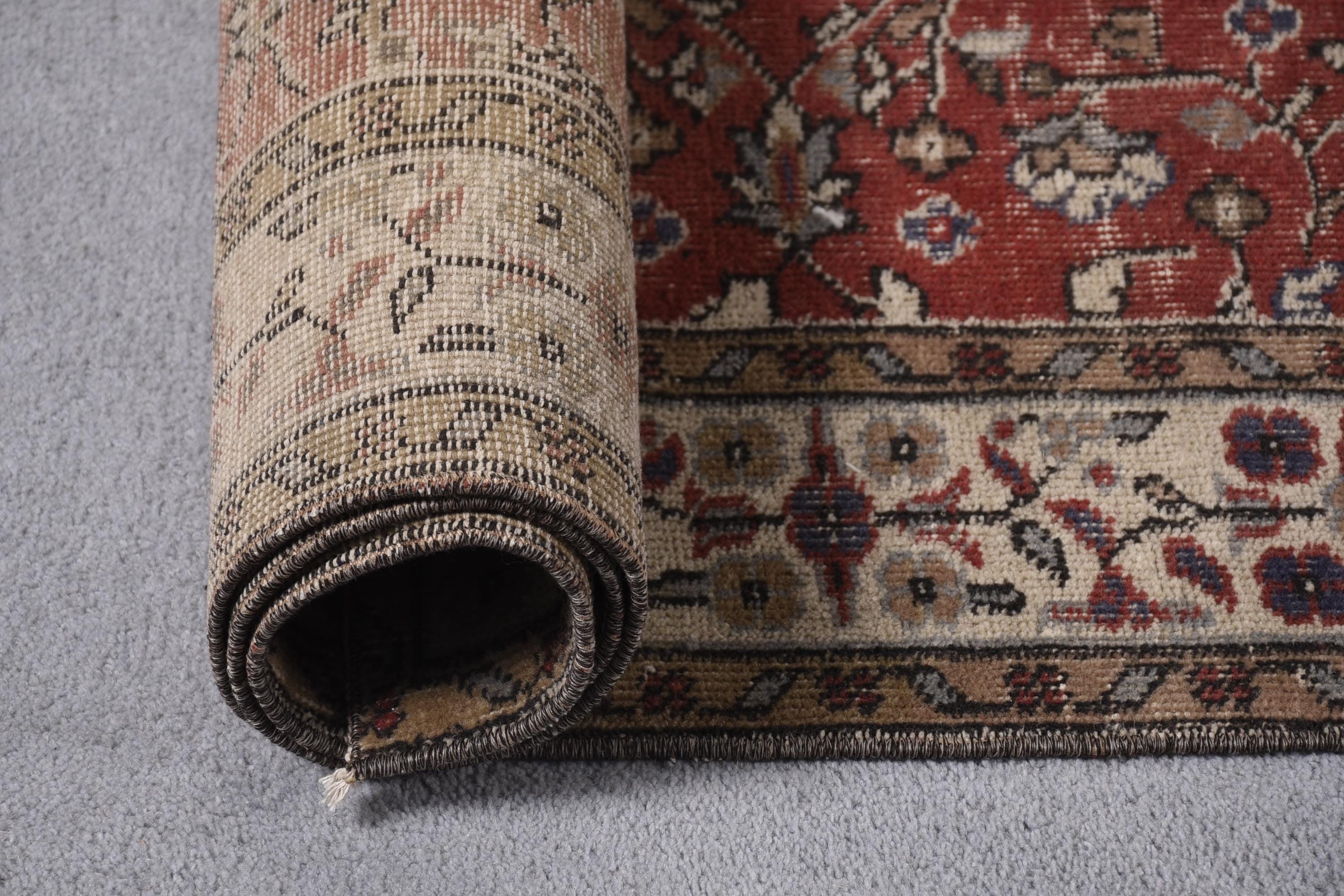 Türk Halıları, Kırmızı Anadolu Halıları, Büyük Oushak Halıları, Vintage Halı, 5x8,6 ft Büyük Halılar, Yatak Odası Halısı, Oturma Odası Halıları, Fas Halısı