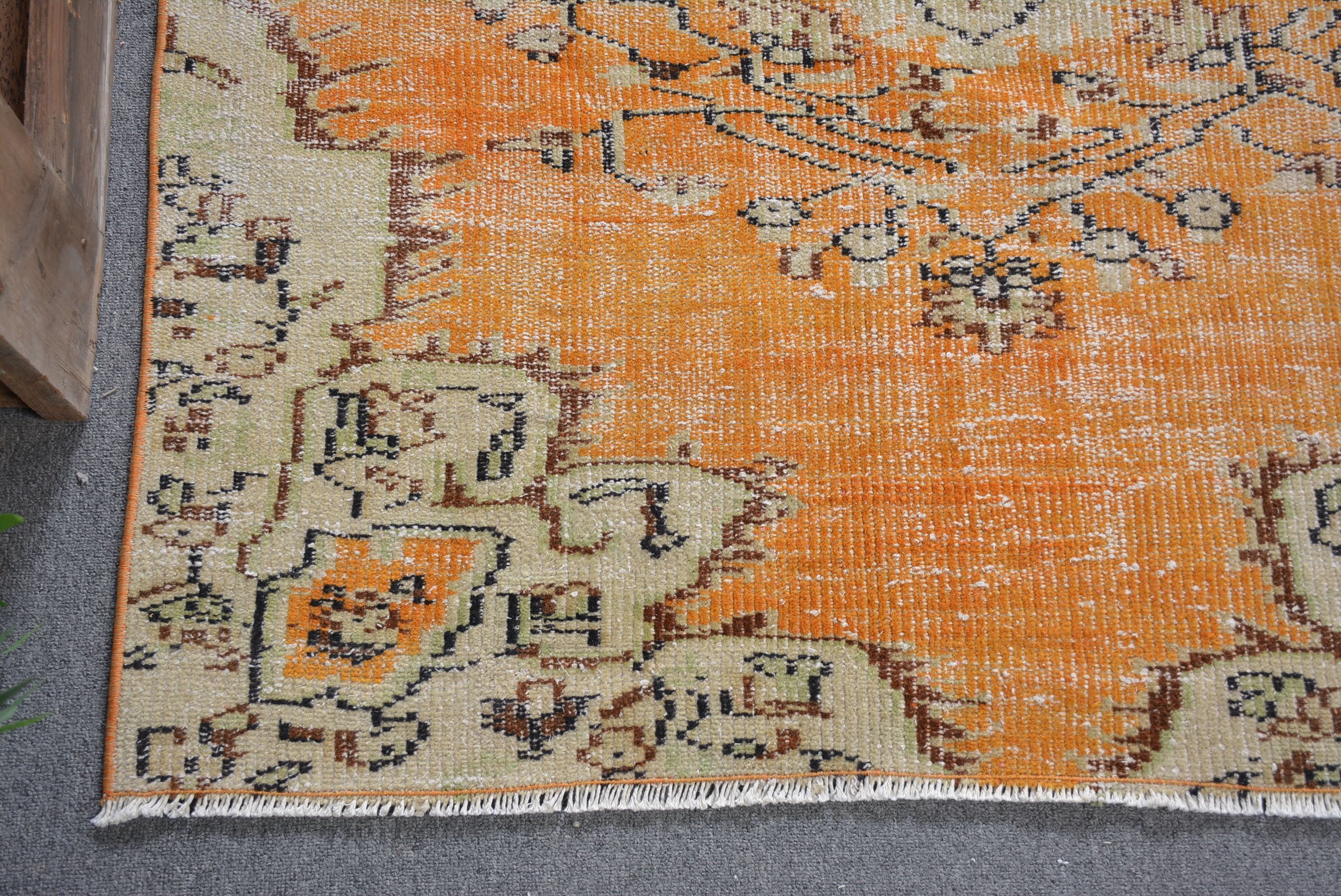 Oriental Rug, Rugs for Area, Handmade Rug, Turkish Rugs, 3.9x7.4 ft Area Rugs, Nomadic Rugs, Living Room Rug, Vintage Rug, Floor Rug