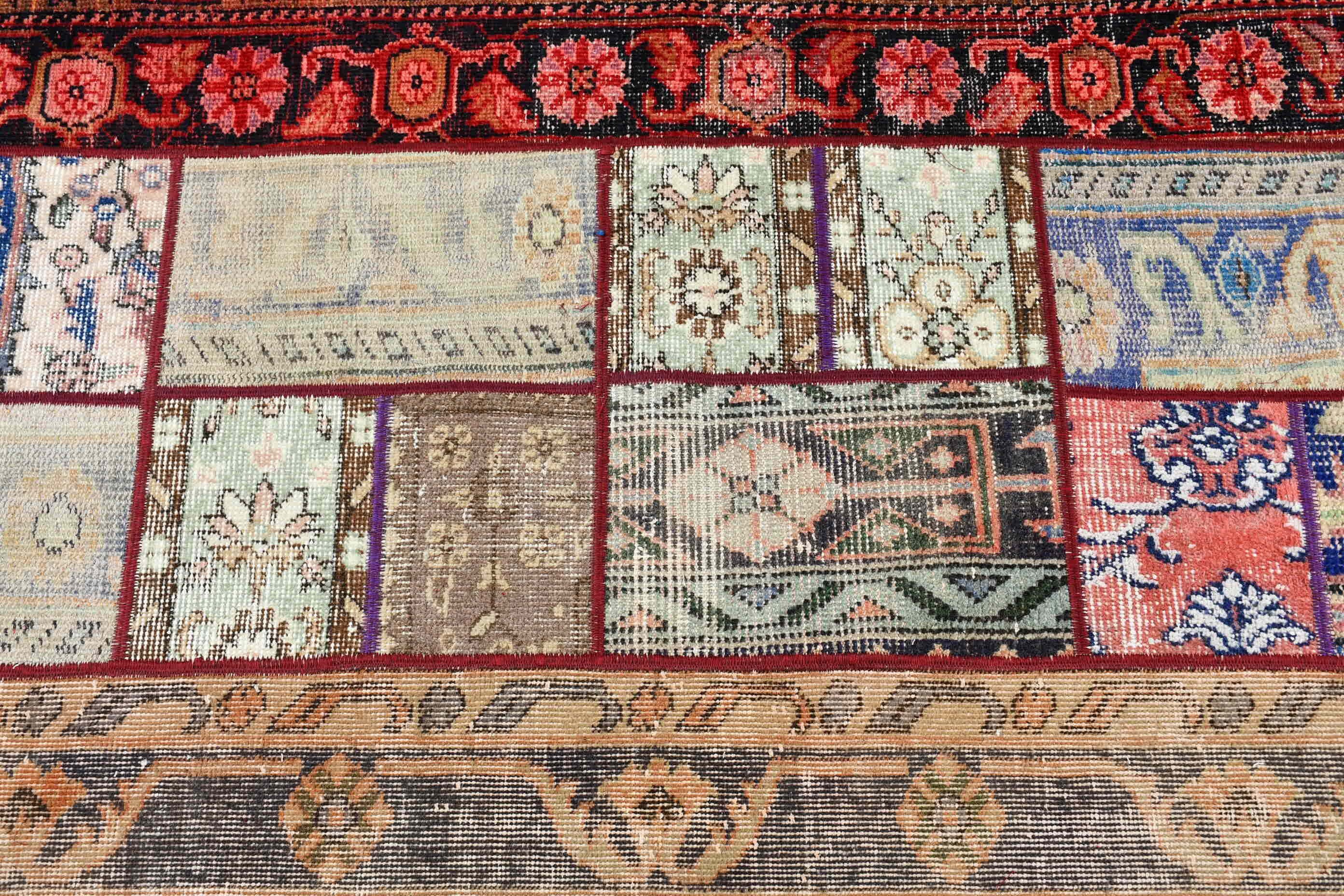 Vintage Halı, Kahverengi Mutfak Halıları, Runner Halıları, Koridor Halısı, Türk Halısı, Eski Halı, Antika Halı, 2.8x9.5 ft Runner Halıları, Fas Halıları