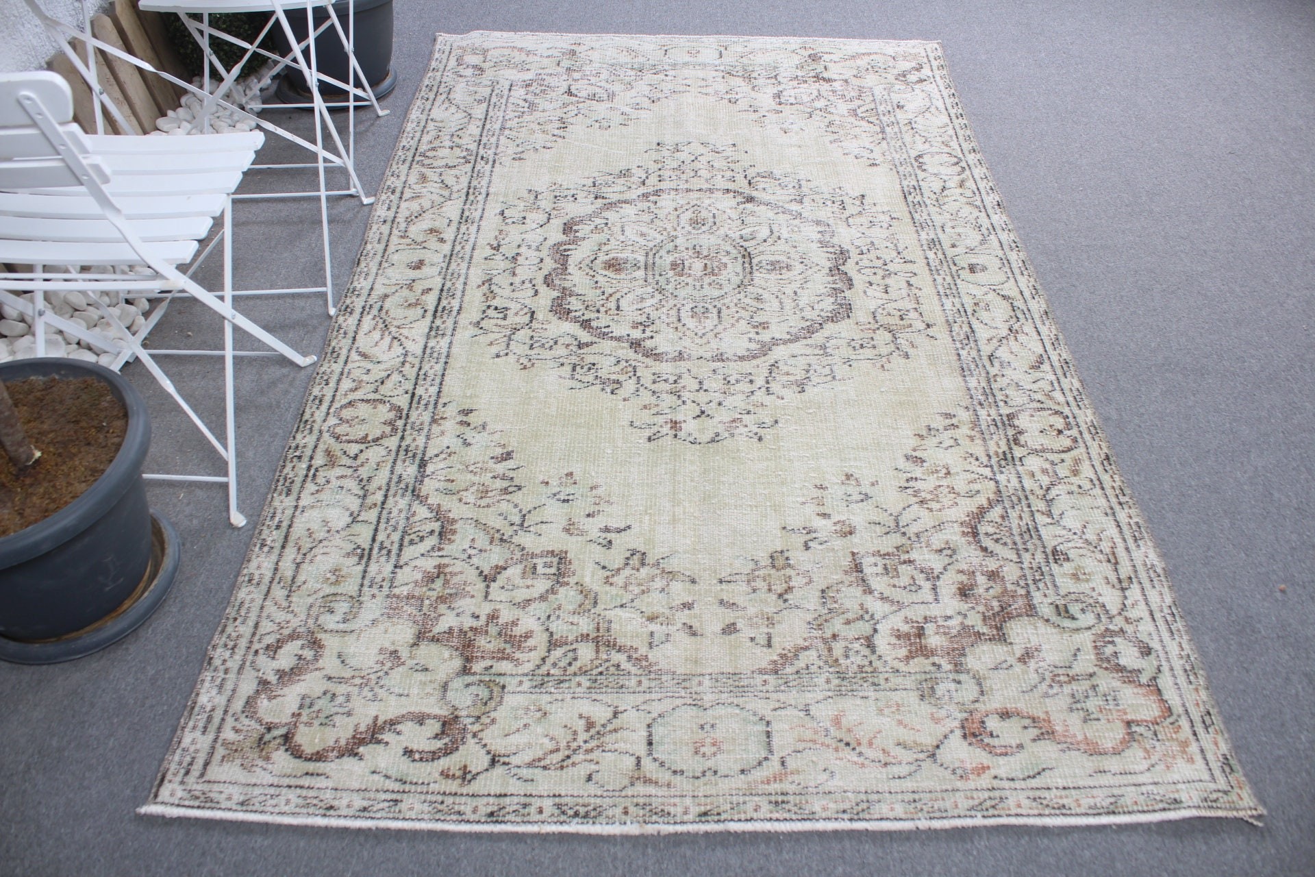 Vintage Halı, Oryantal Halılar, Soğuk Halı, Çocuk Halısı, Yeşil Fas Halısı, Türk Halısı, Mutfak Halısı, 4,8x8,1 ft Alan Halısı, Yatak Odası Halıları